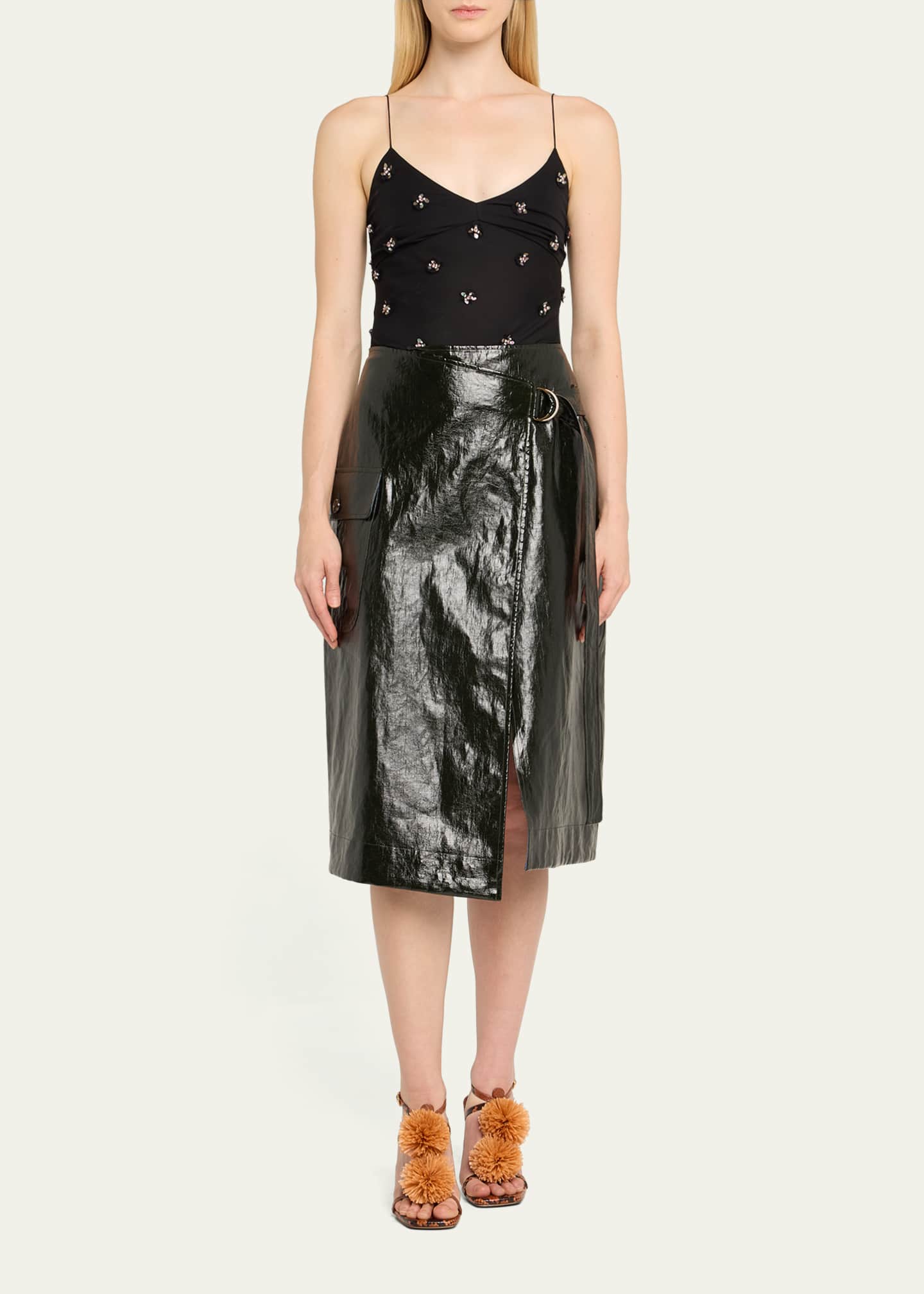 Ulla Johnson Mila Wrap D-Ring Skirt Image 2 of 5