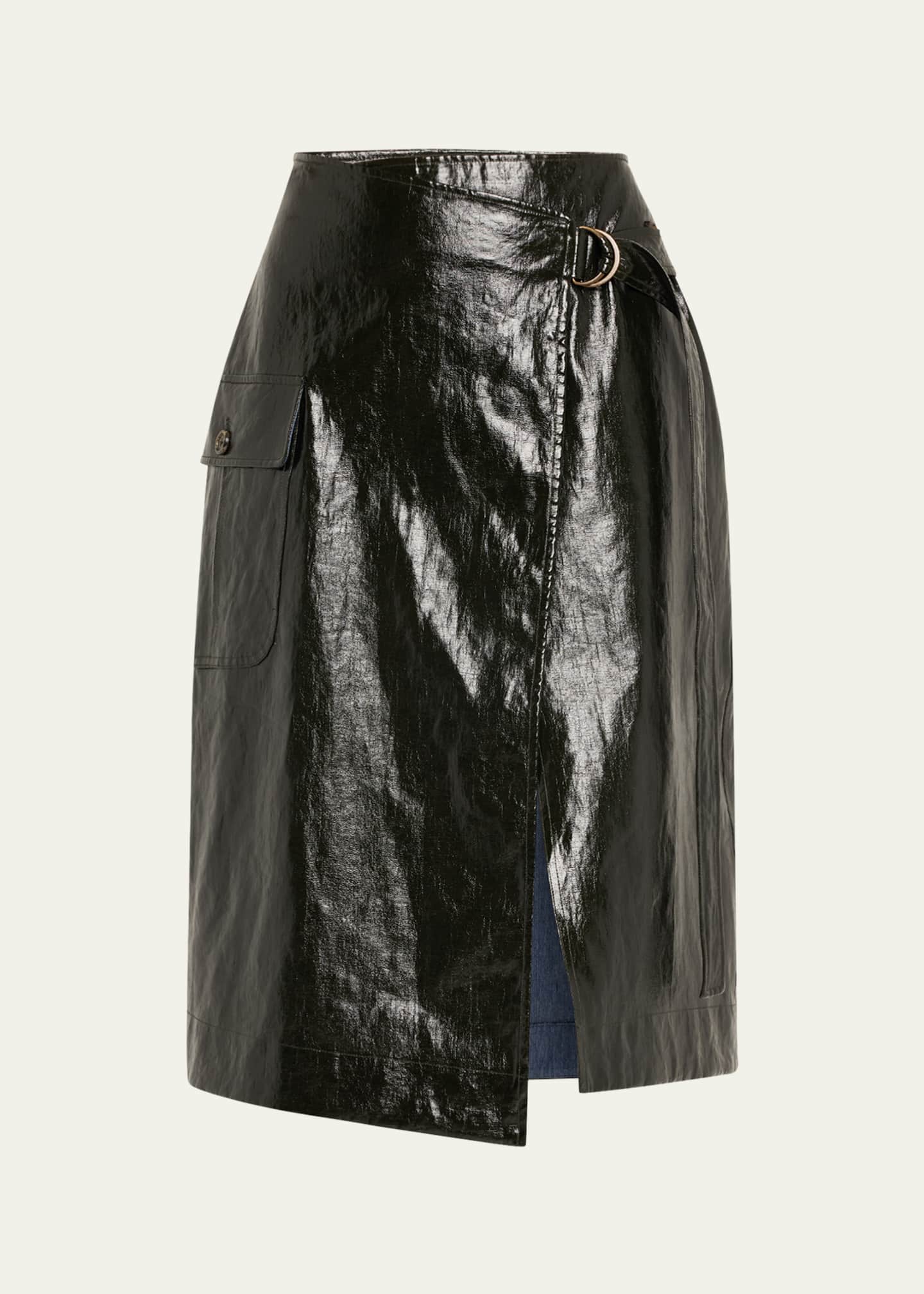 Ulla Johnson Mila Wrap D-Ring Skirt Image 1 of 5