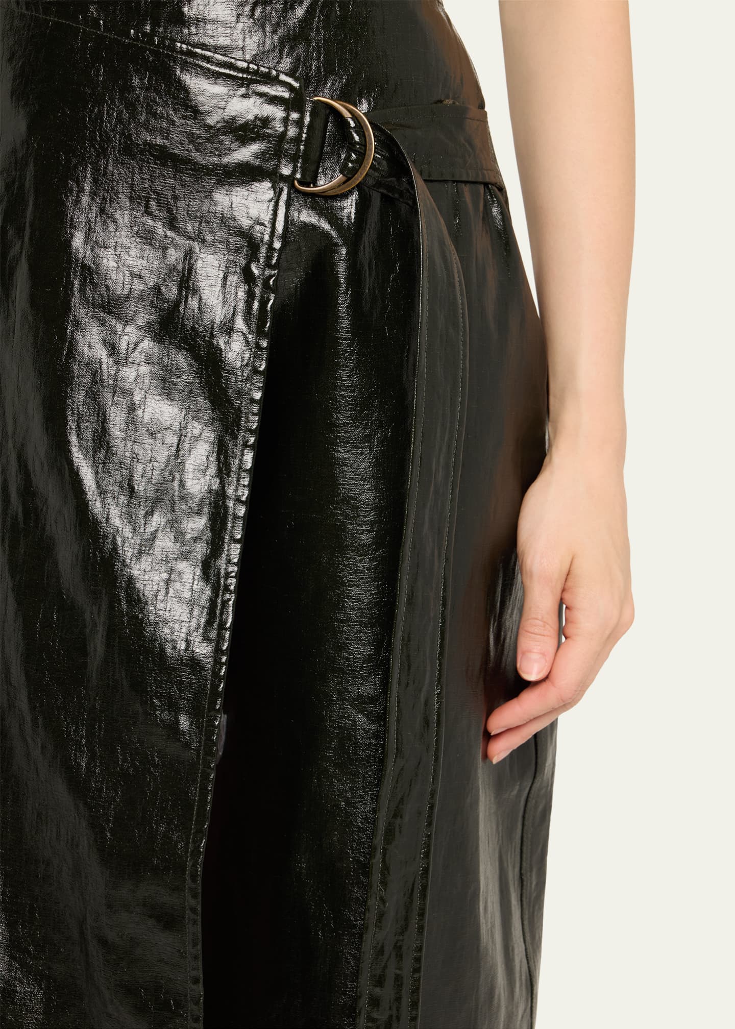 Ulla Johnson Mila Wrap D-Ring Skirt Image 5 of 5