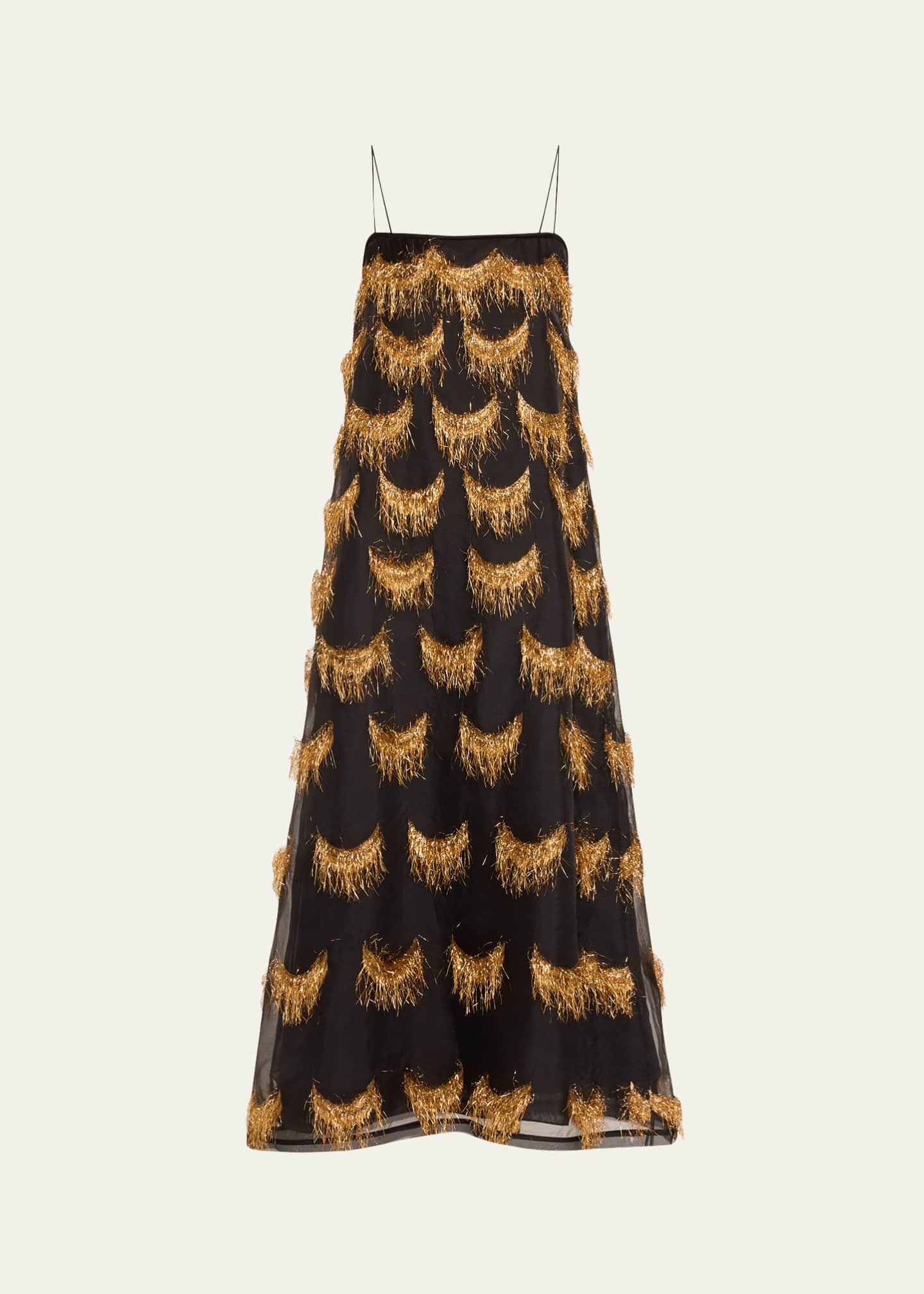 Ulla Johnson Orianne Metallic Fringe Dress Image 1 of 5
