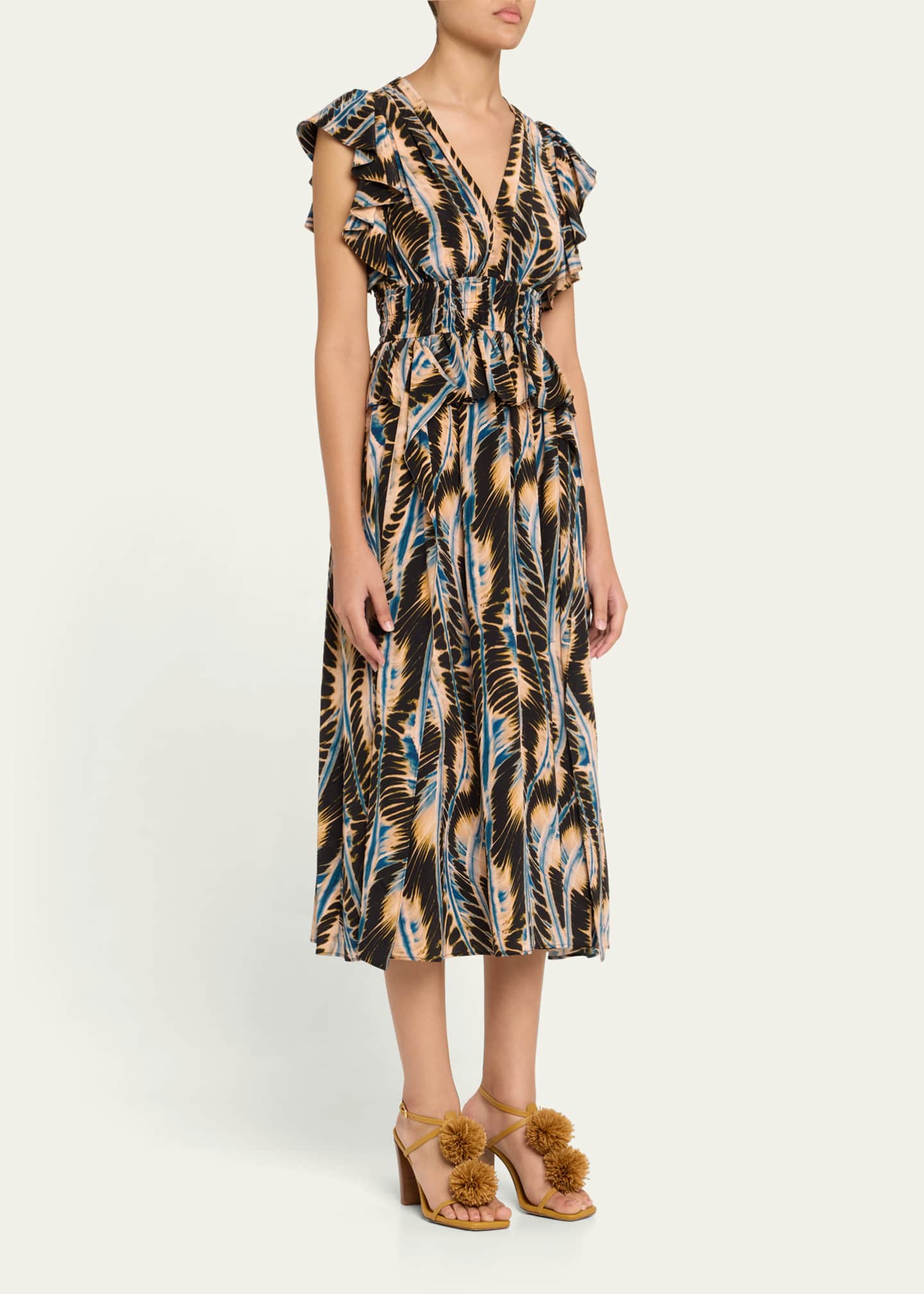 Ulla Johnson Brielle Midi Dress Image 4 of 5