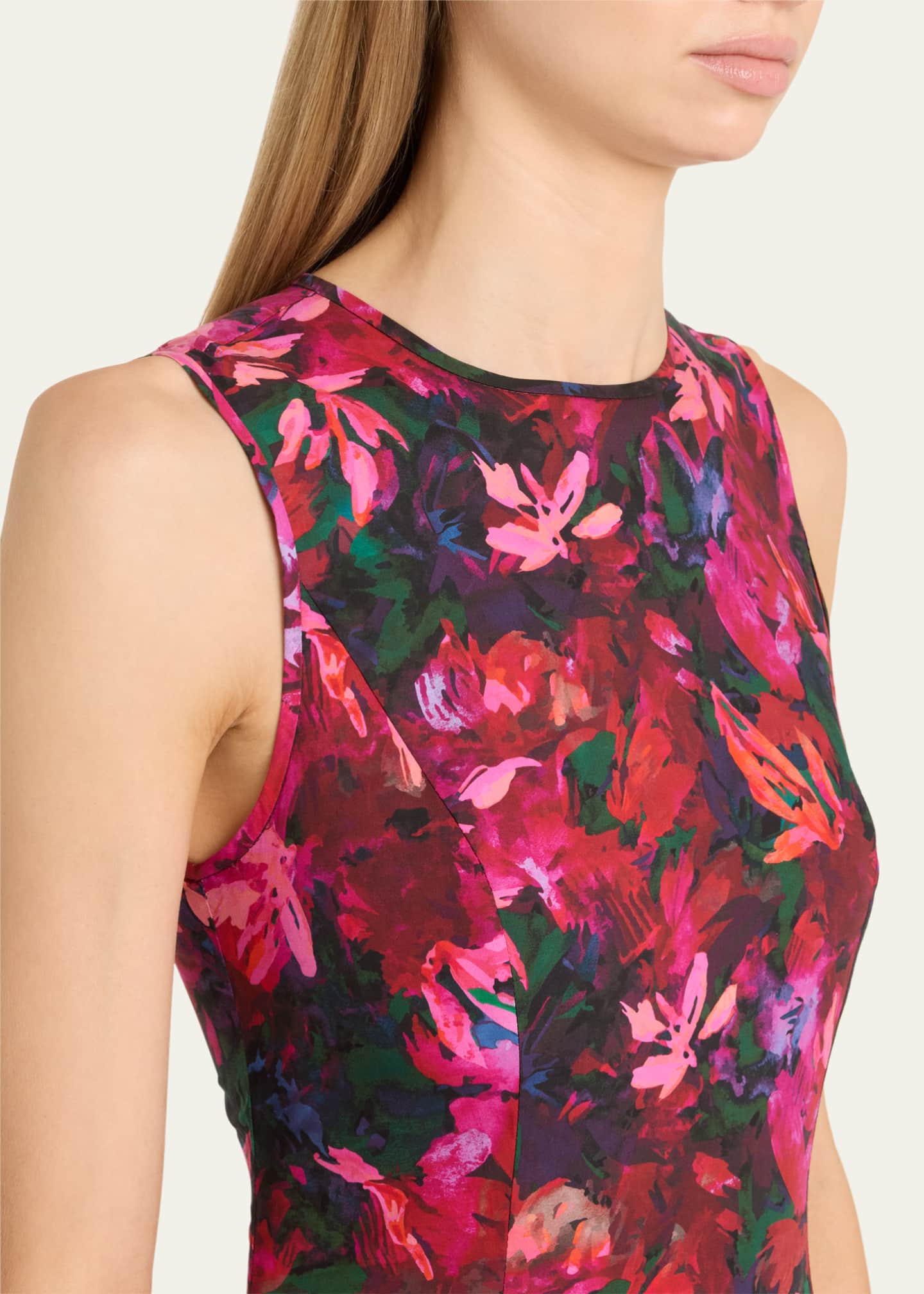 Ulla Johnson Mural Hibiscus Midi Dress Image 5 of 5