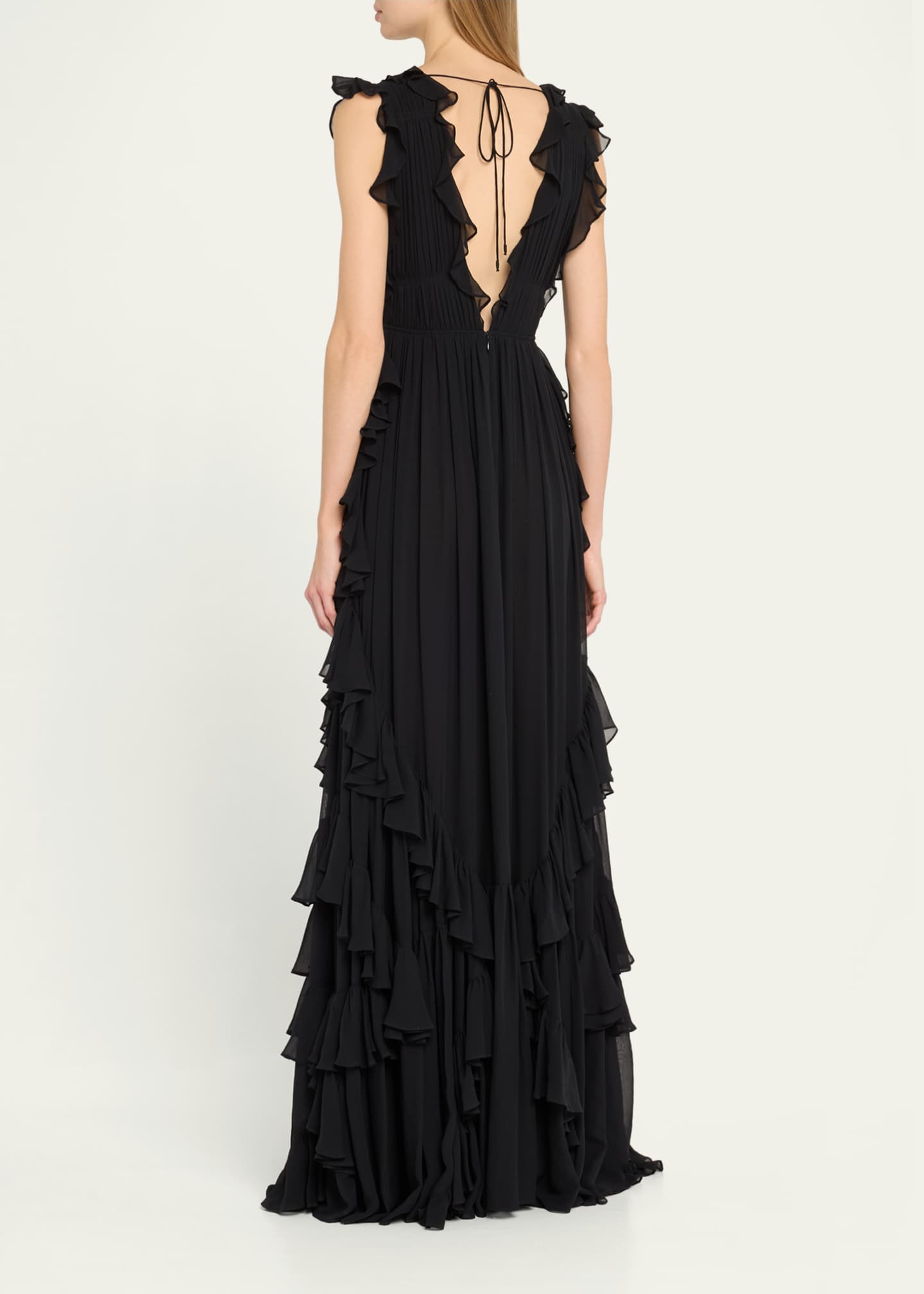 Ulla Johnson Florella Ruffled Silk Gown Image 3 of 5