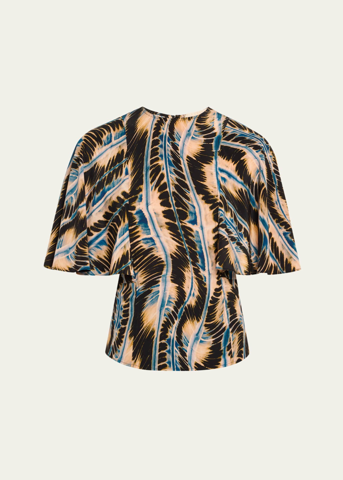 Ulla Johnson Ada Flutter-Sleeve Top Image 1 of 5