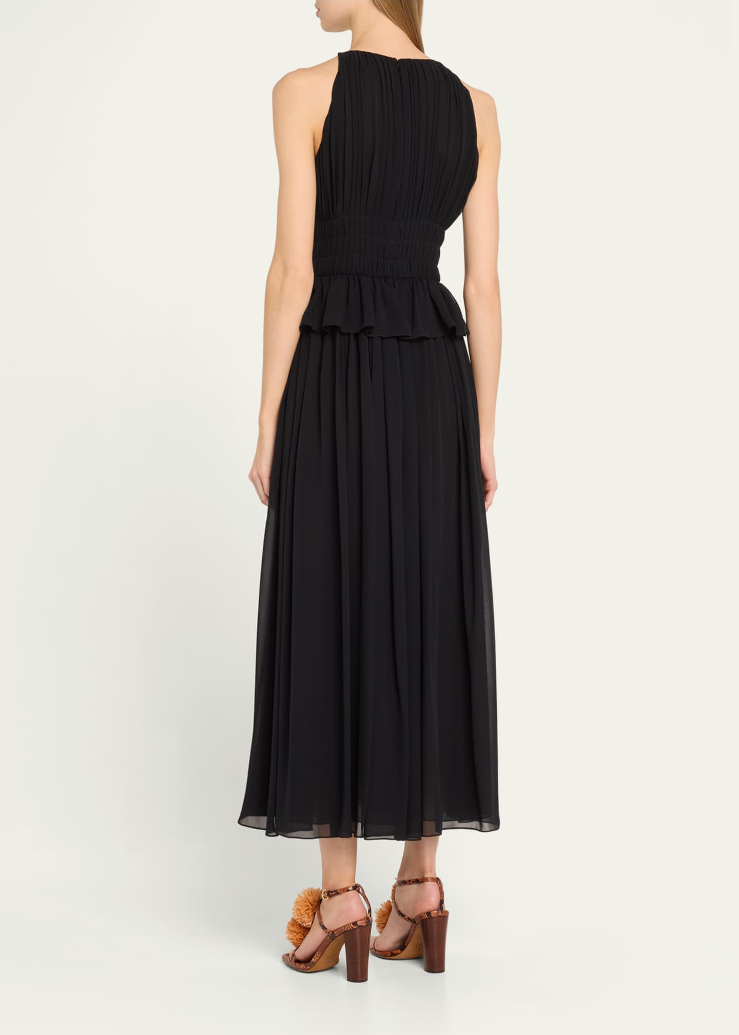 Ulla Johnson Adeline Silk Midi Dress Image 3 of 5