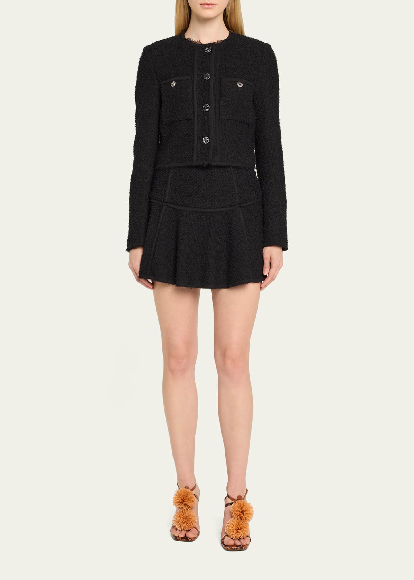 Ulla Johnson Emma Tweed Mini Skirt Image 2 of 5