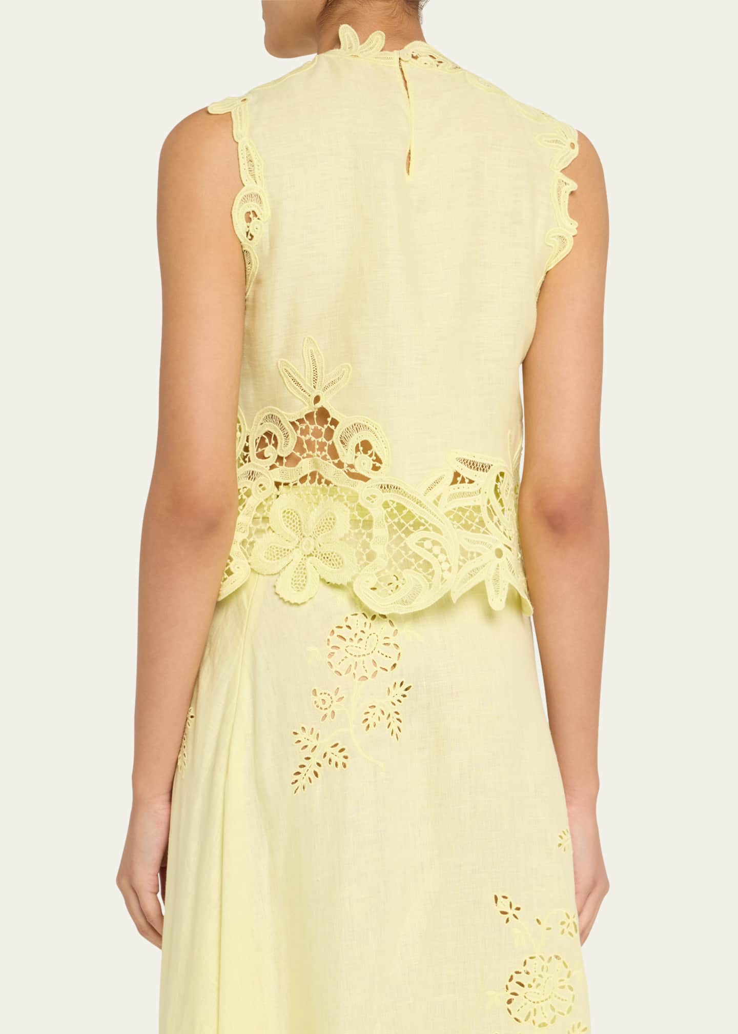 Ulla Johnson Marlis Lace Embroidered Top Image 3 of 5