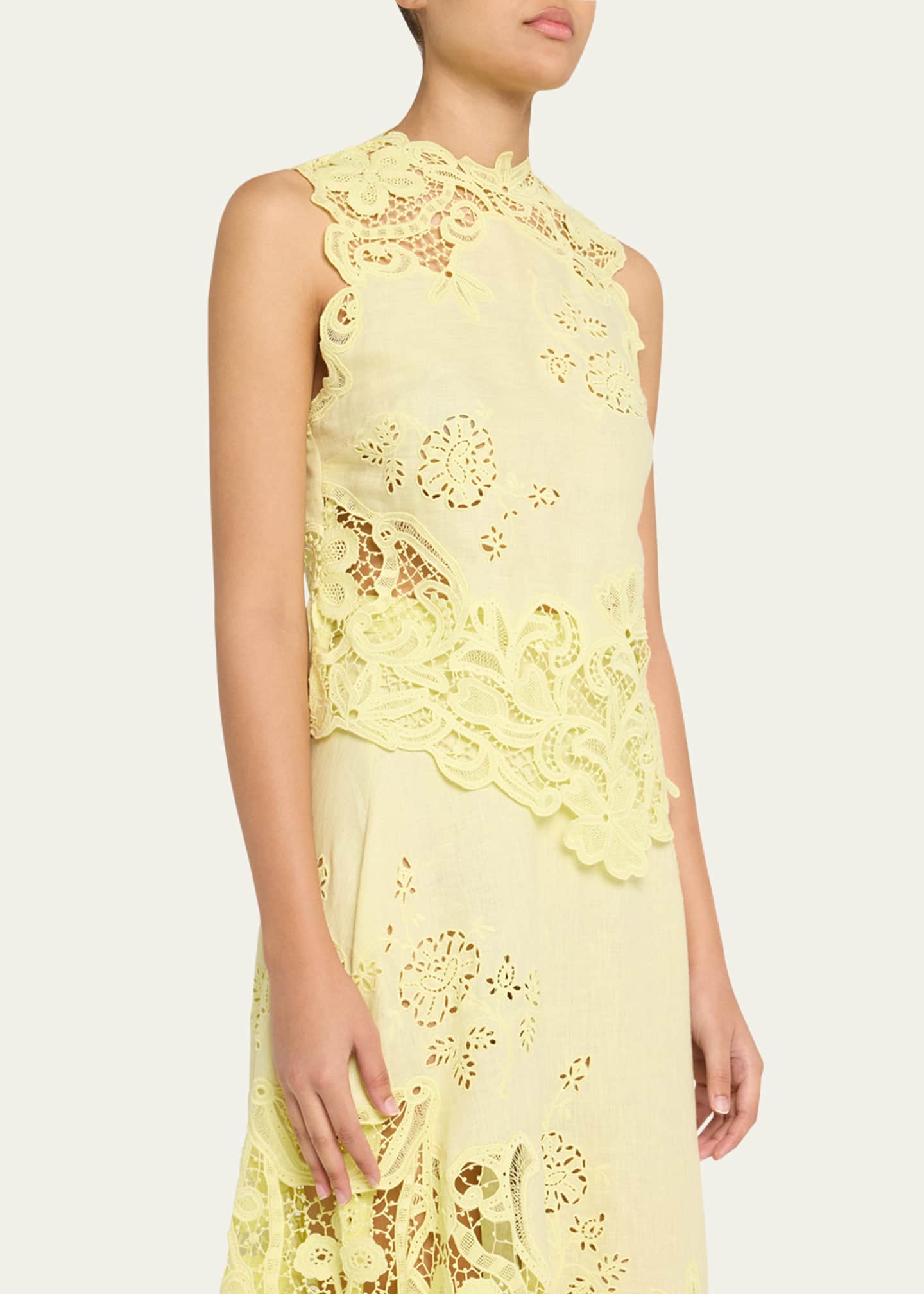 Ulla Johnson Marlis Lace Embroidered Top Image 4 of 5