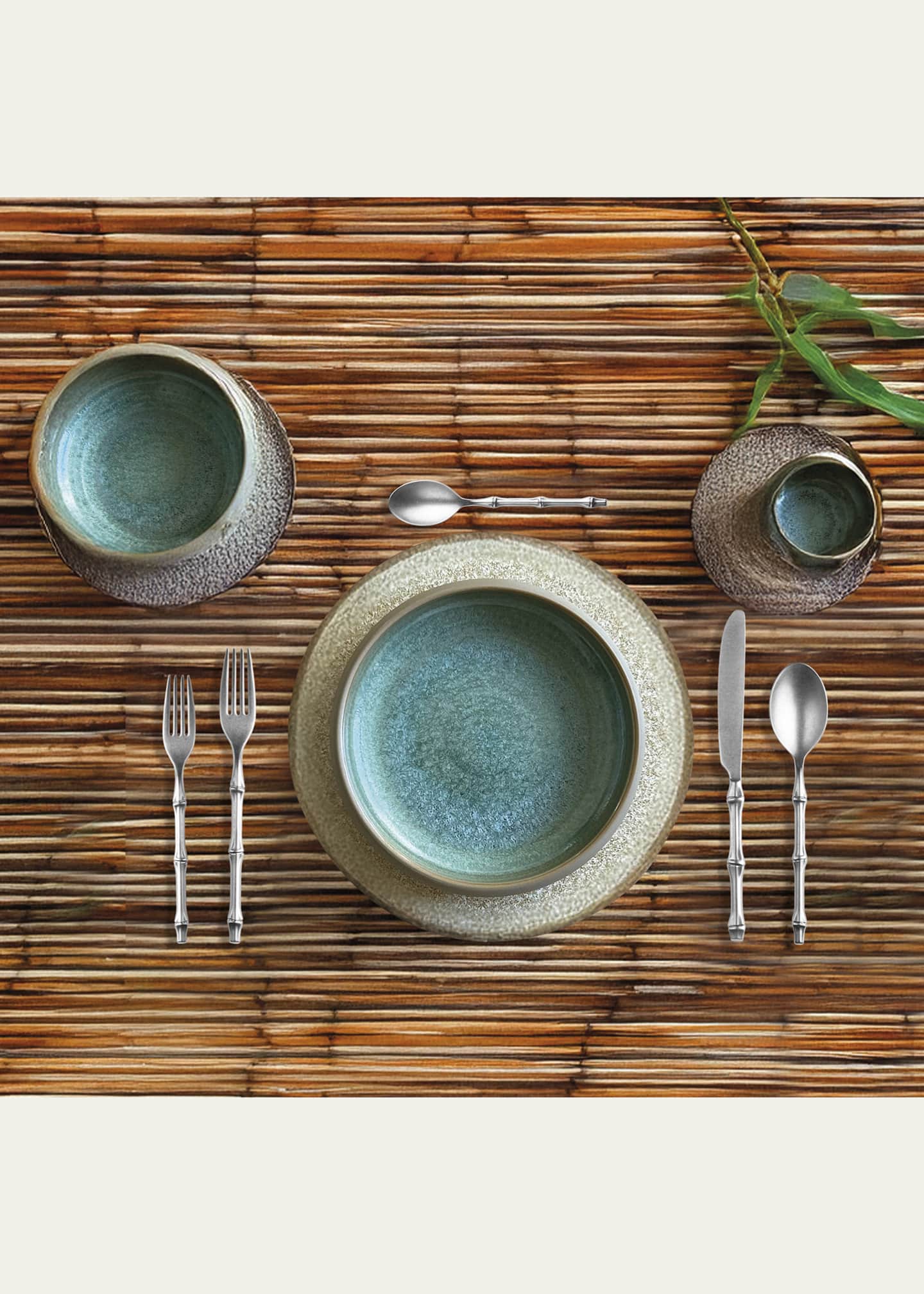 Mepra Bali Pewter 5-Piece Flatware Place Setting Image 2 of 2