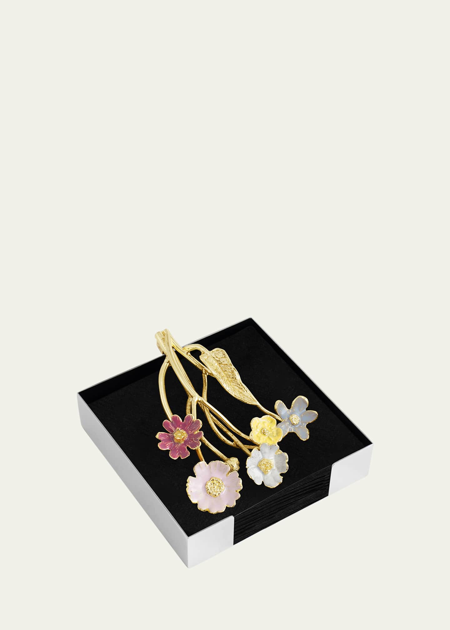 Michael Aram Wildflowers Cocktail Napkin Holder Image 2 of 3