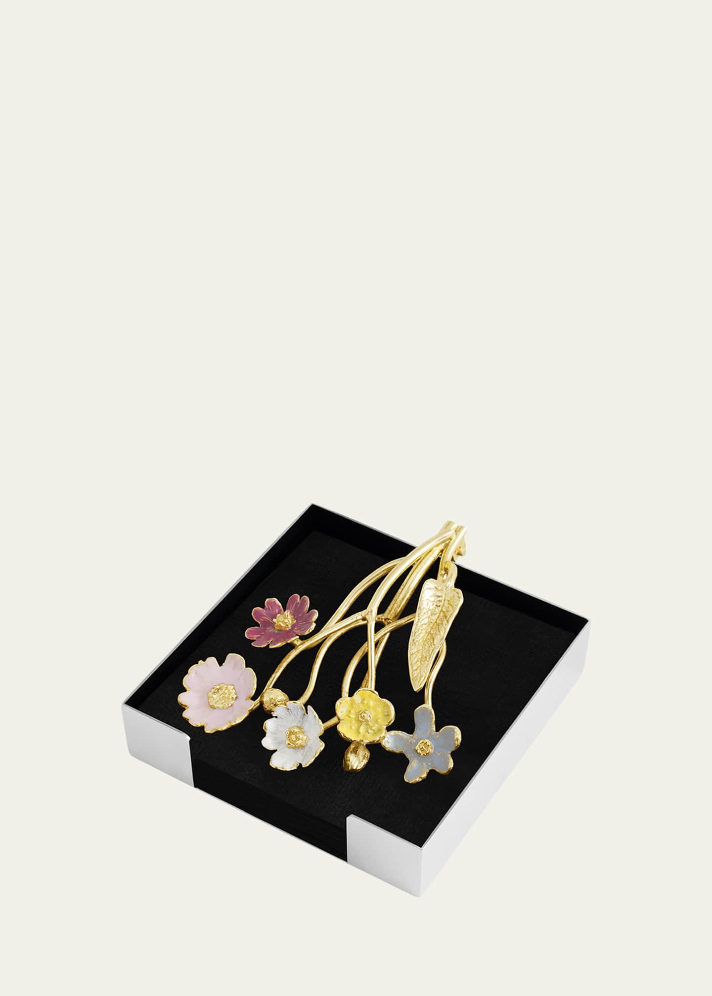 Michael Aram Wildflowers Cocktail Napkin Holder Image 1 of 3