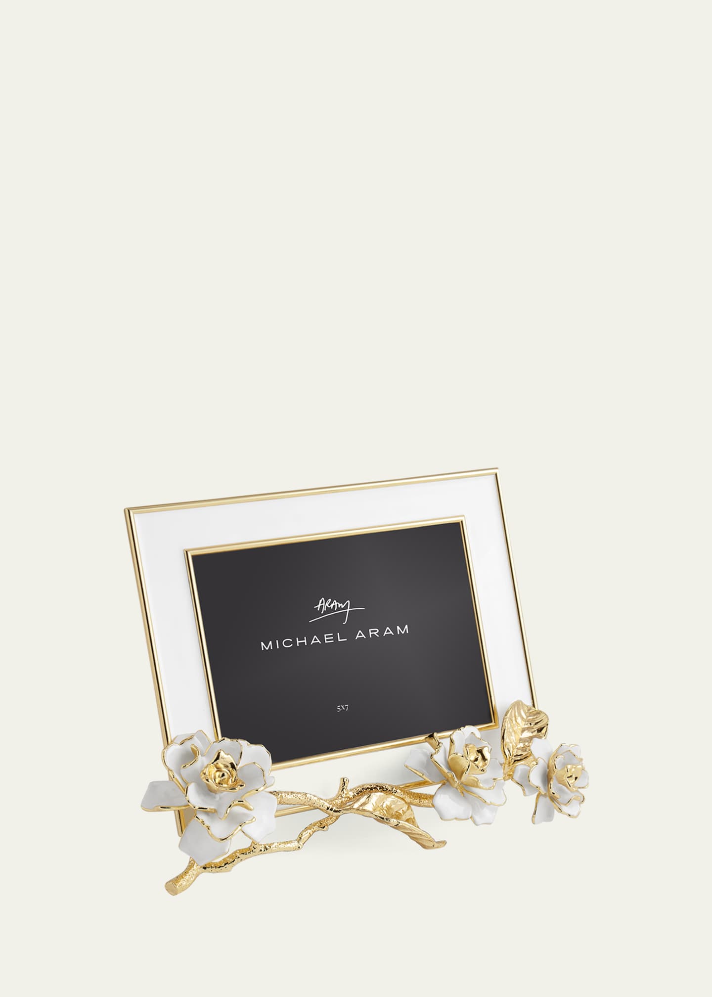 Michael Aram Gardenia Easel Picture Frame, 5" x 7" Image 3 of 5
