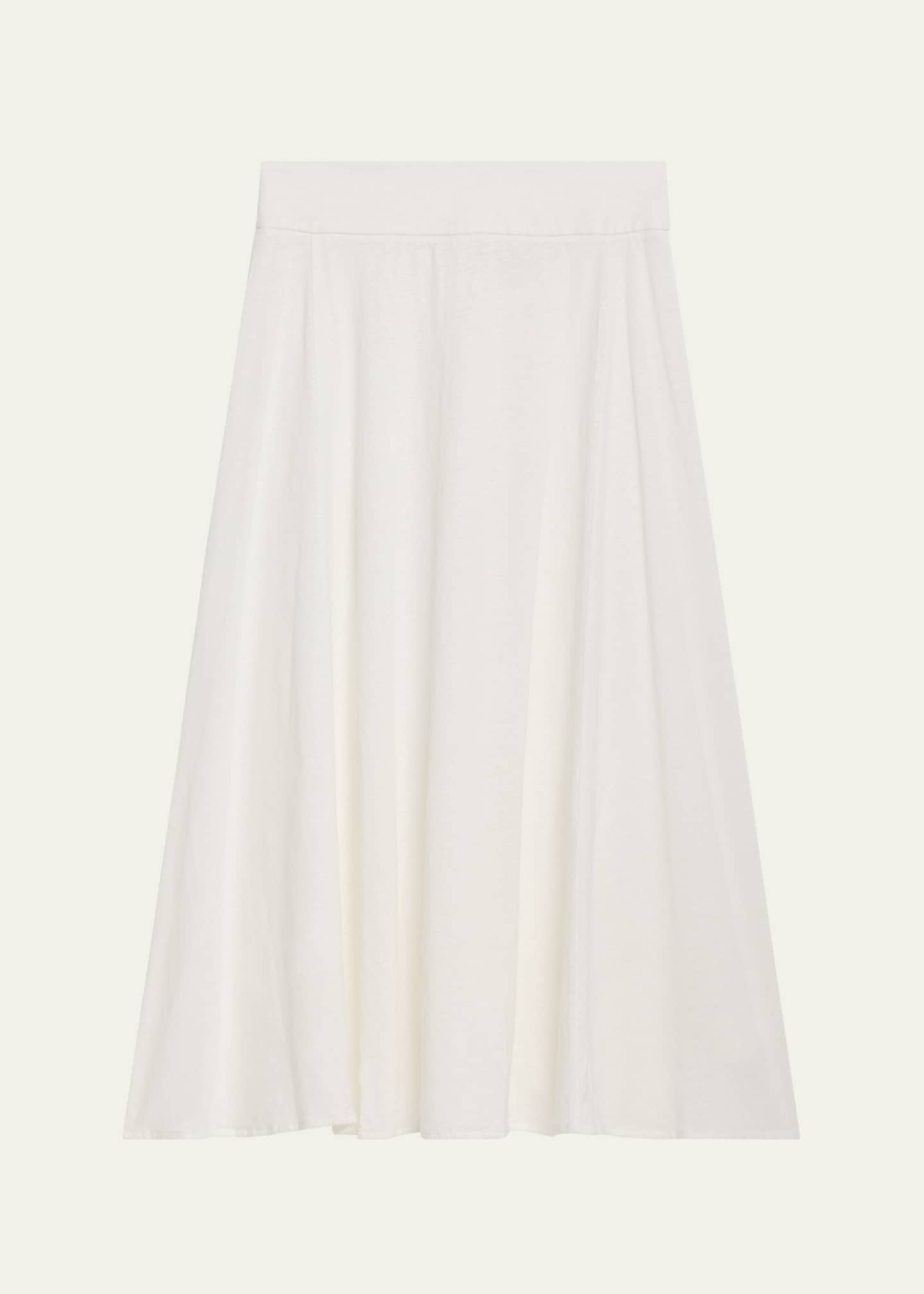 Majestic Filatures A-Line Stretch Linen Maxi Skirt Image 1 of 5