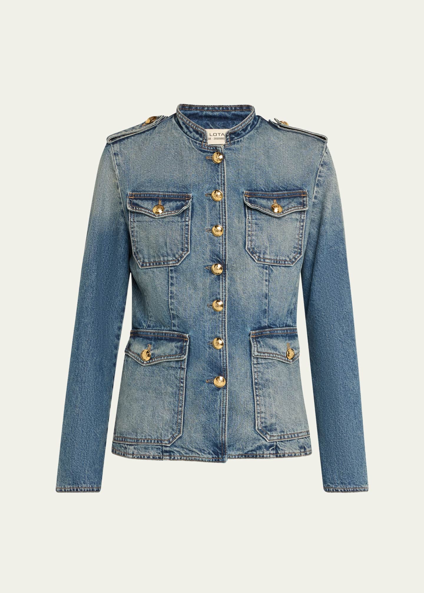 Nili Lotan Geraldine Denim Jacket - Bergdorf Goodman