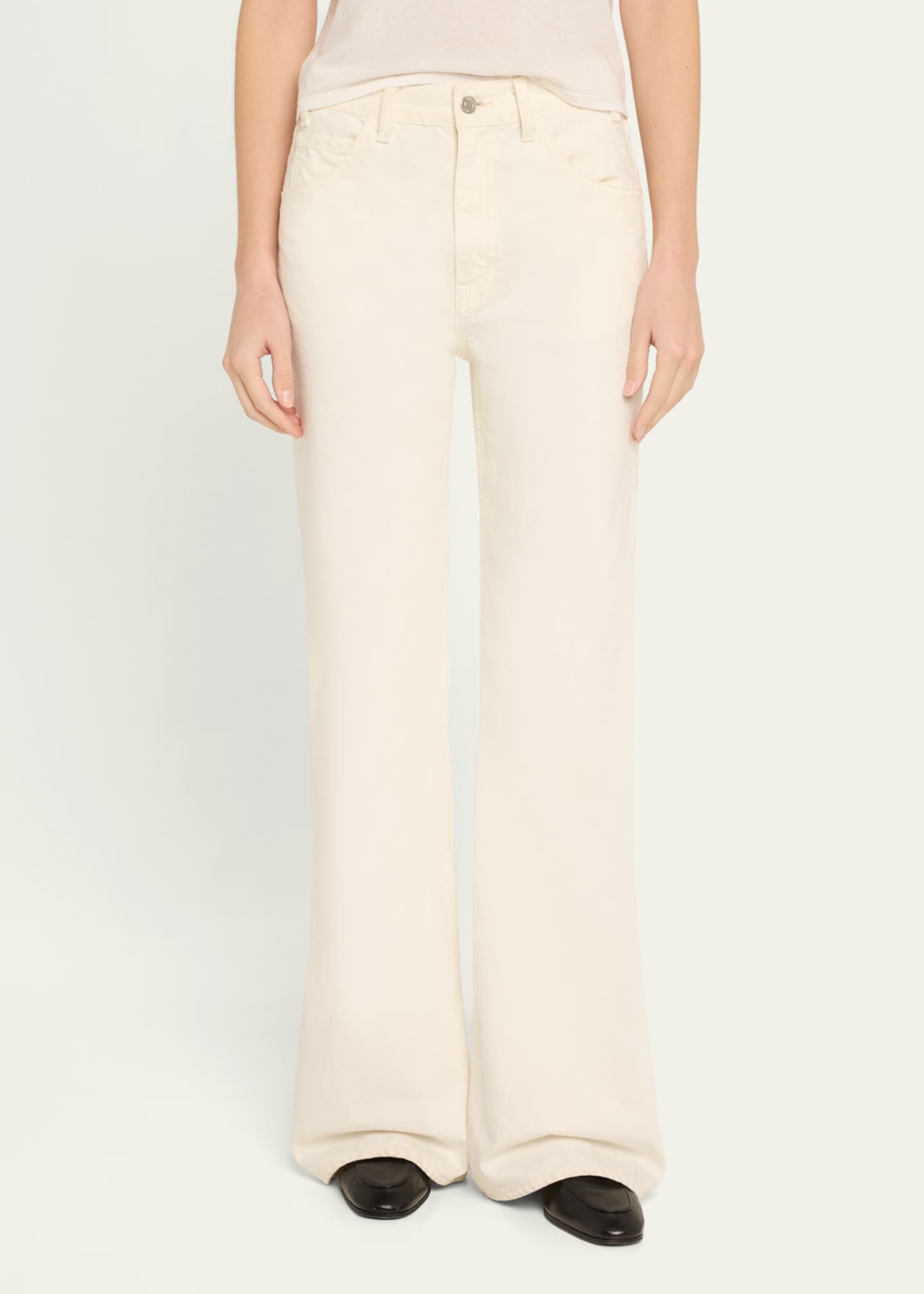 Nili Lotan Roe Flared Jeans Image 4 of 5