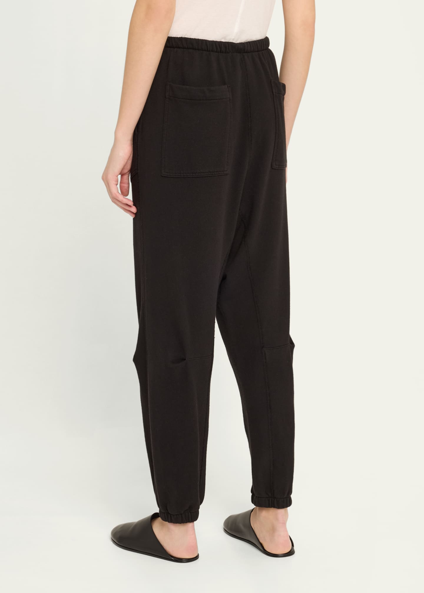 Nili Lotan Dulce Drawstring Tapered Sweatpants Image 3 of 5