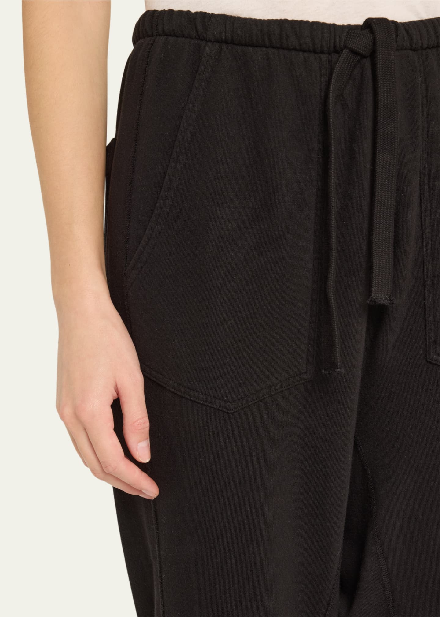 Nili Lotan Dulce Drawstring Tapered Sweatpants Image 5 of 5