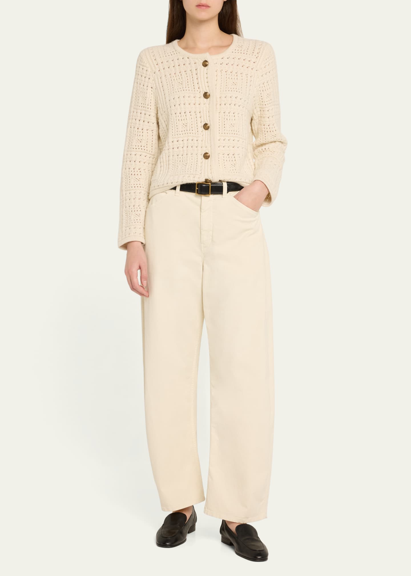 Nili Lotan Tribeca Straight Leg Pants Image 2 of 5