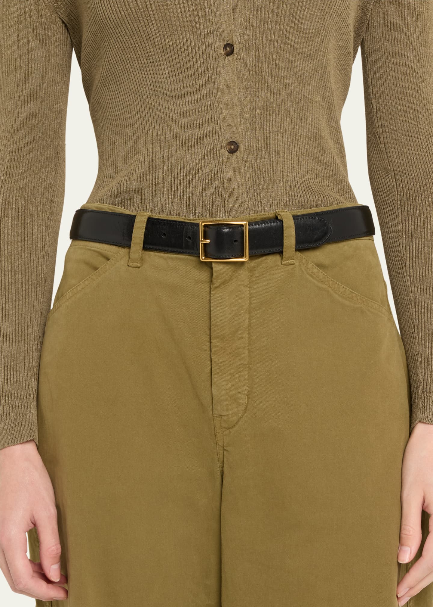 Nili Lotan Tribeca Straight Leg Pants Image 2 of 5