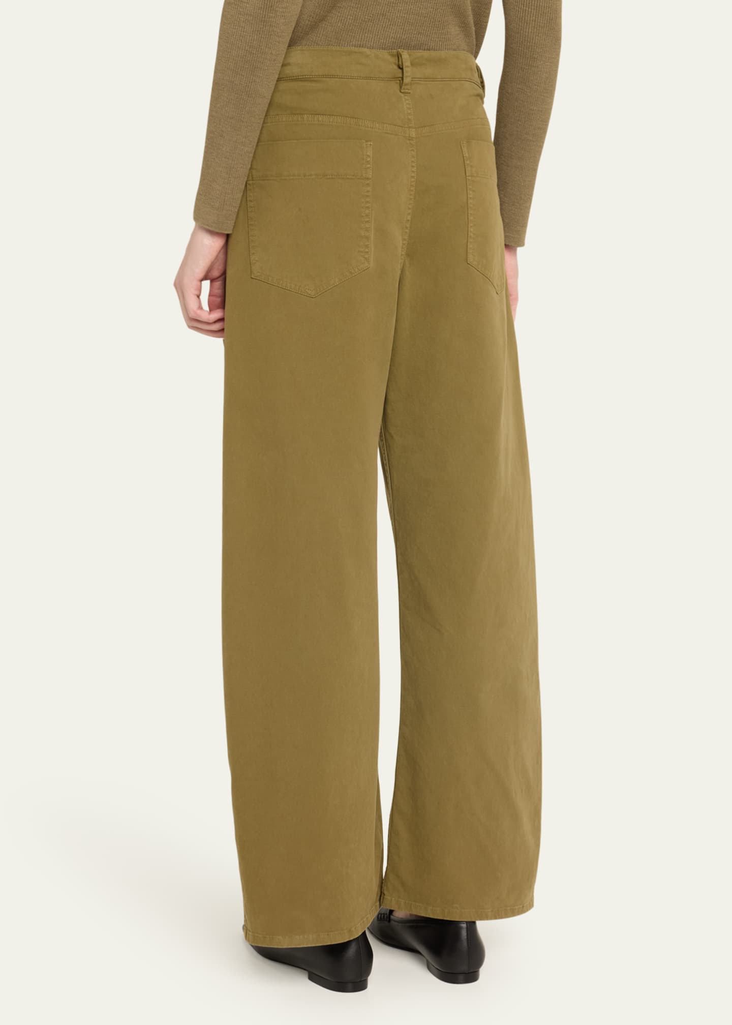 Nili Lotan Tribeca Straight Leg Pants Image 3 of 5