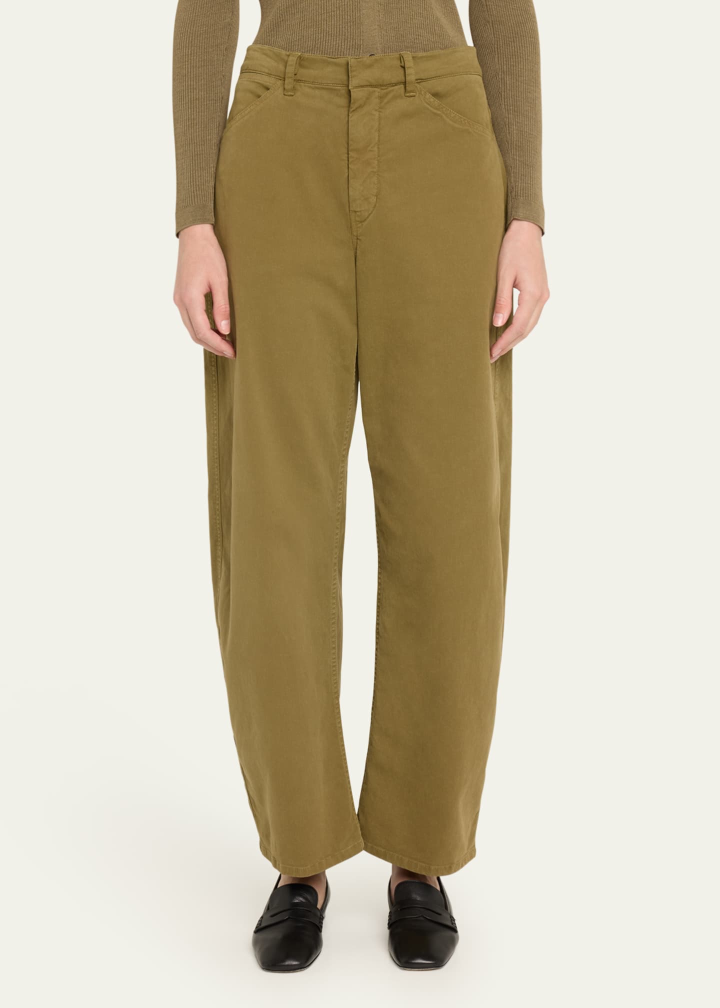 Nili Lotan Tribeca Straight Leg Pants Image 4 of 5