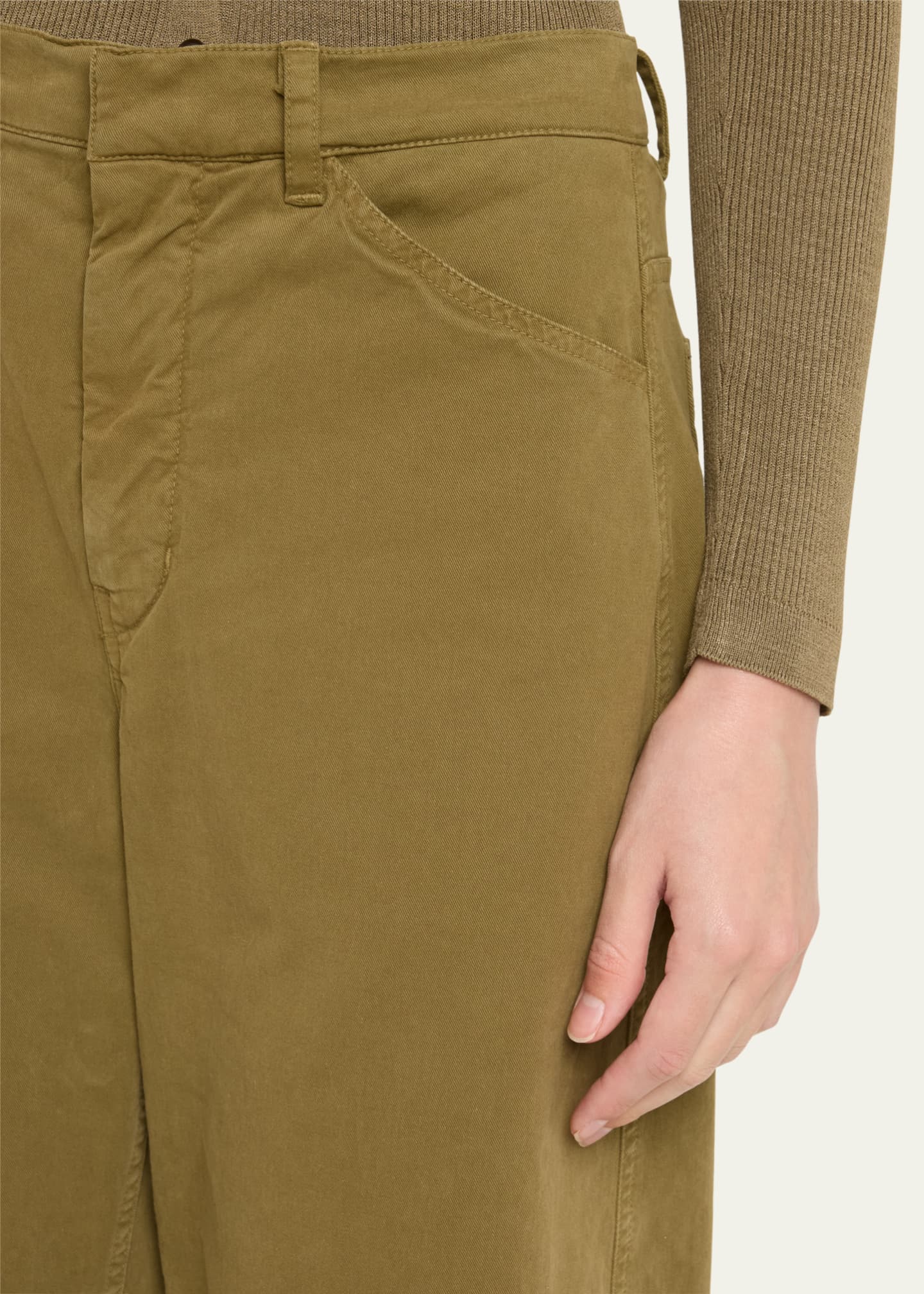Nili Lotan Tribeca Straight Leg Pants Image 5 of 5