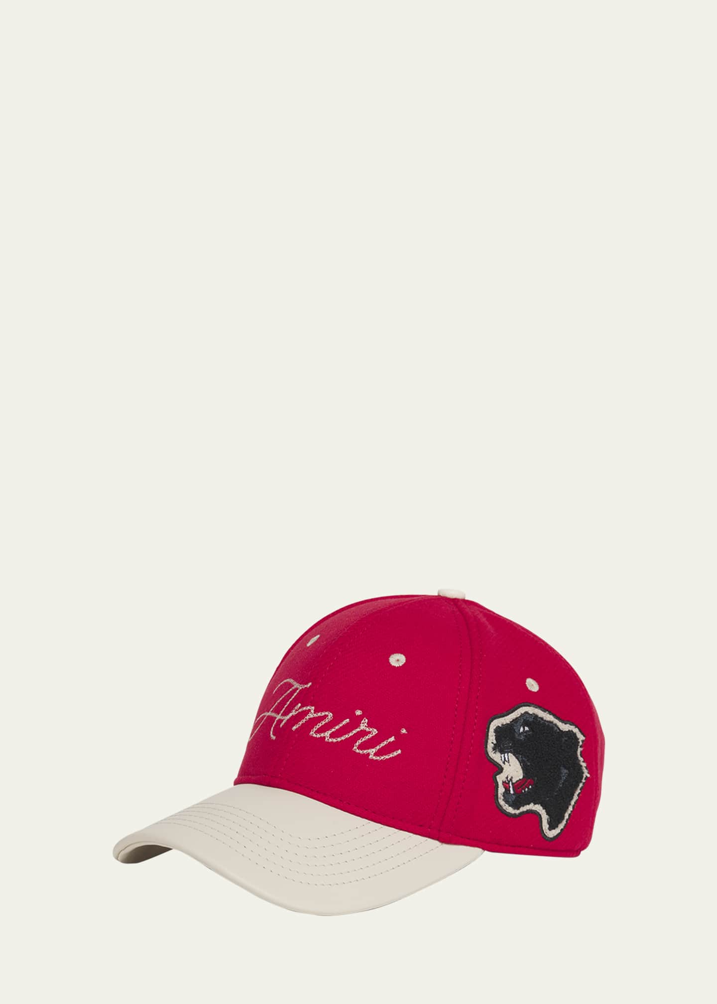 Amiri Men's Logo Panther Two-Tone Baseball Cap Image 1 of 2