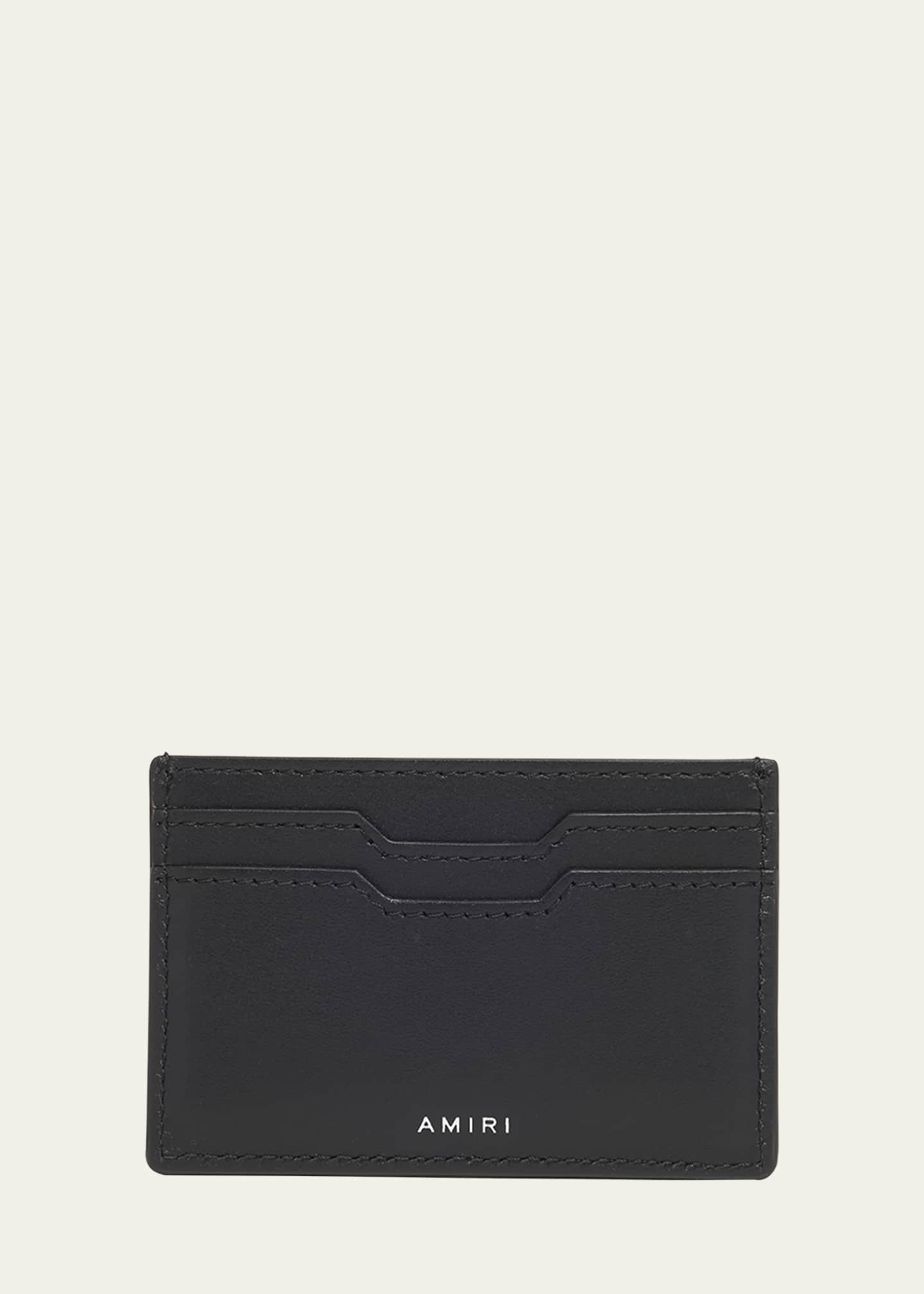 Amiri Men's Three Star Leather Card Holder Image 4 of 4