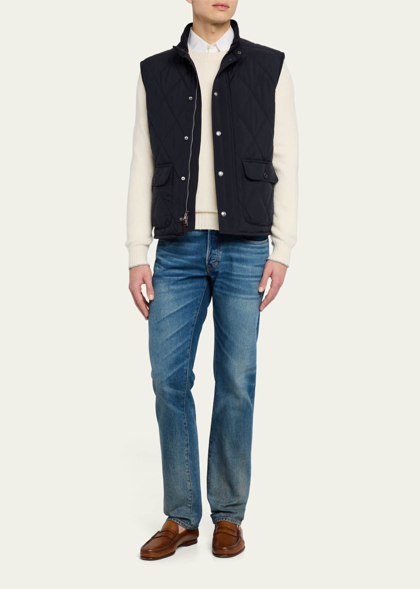 Ralph Lauren Purple Label Men's Carleton Quilted Down Vest