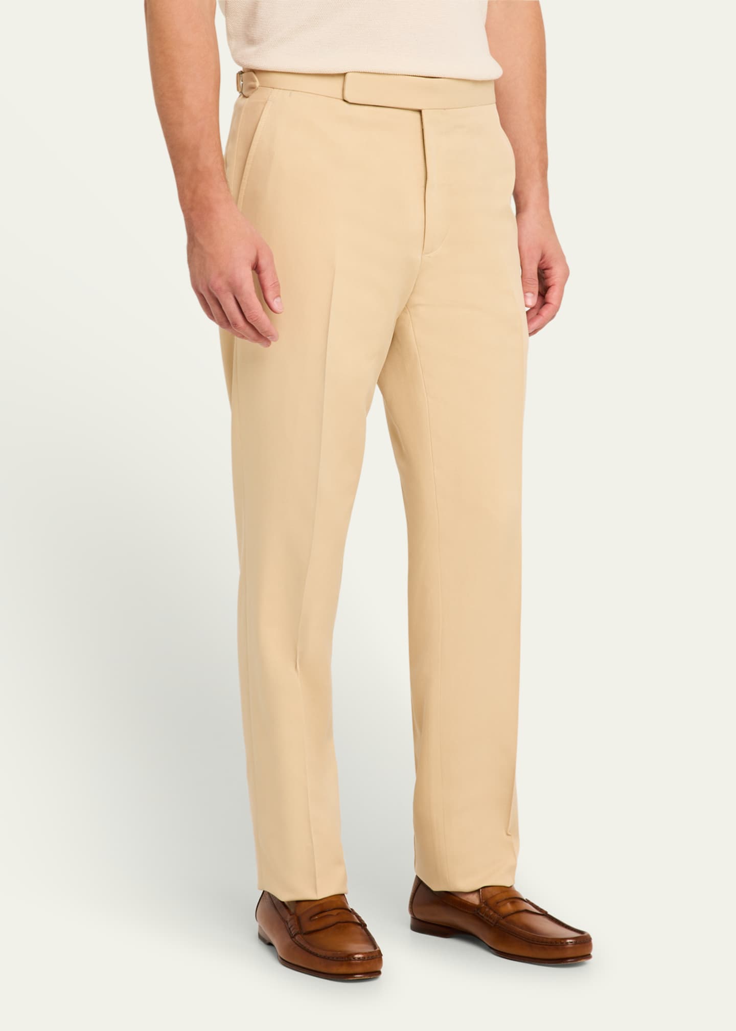 Ralph Lauren Purple Label Men's Gregory Silk Gabardine Pants Image 4 of 5