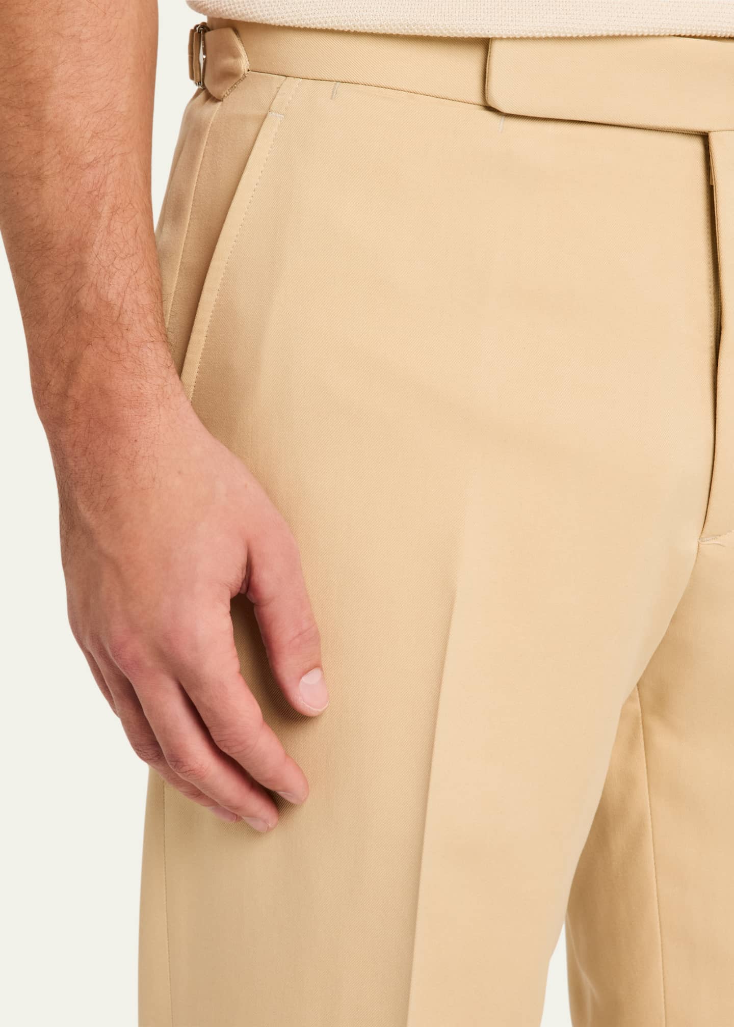Ralph Lauren Purple Label Men's Gregory Silk Gabardine Pants Image 5 of 5
