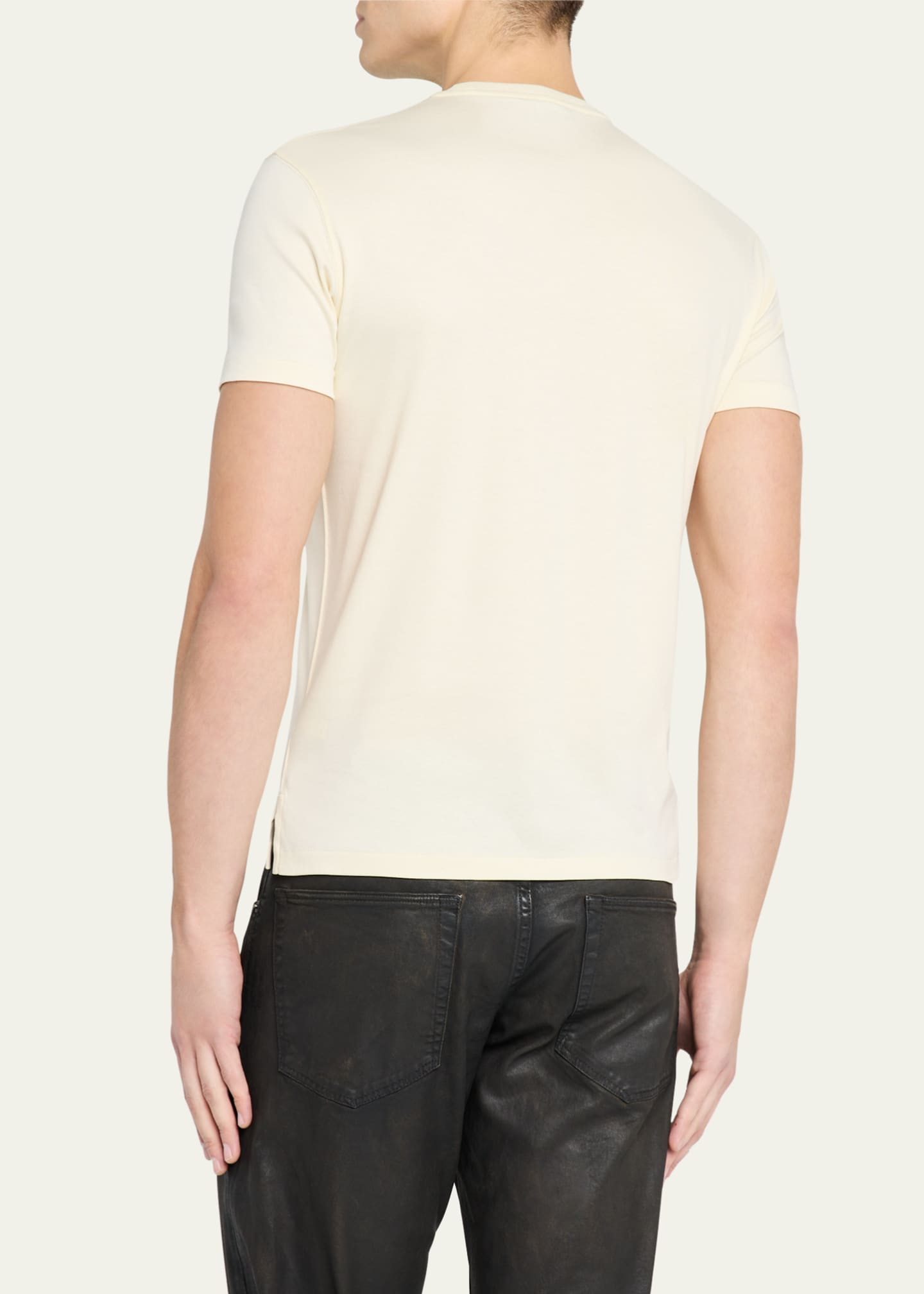 Ralph Lauren Purple Label Men's Cotton Interlock T-Shirt Image 3 of 5