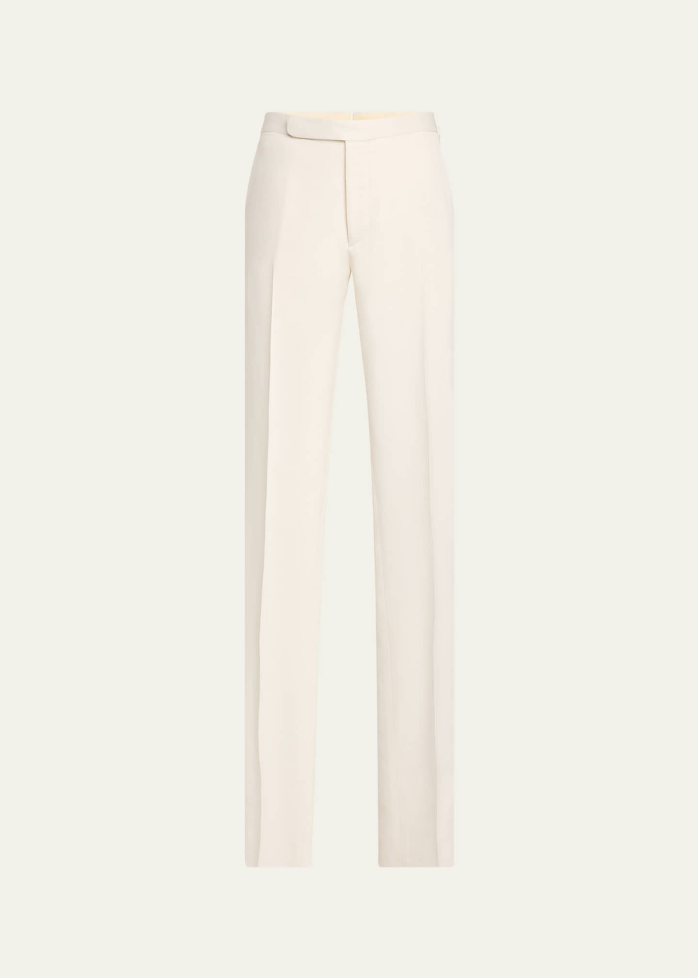 Ralph Lauren Purple Label Men's Gregory Silk Gabardine Pants Image 1 of 5