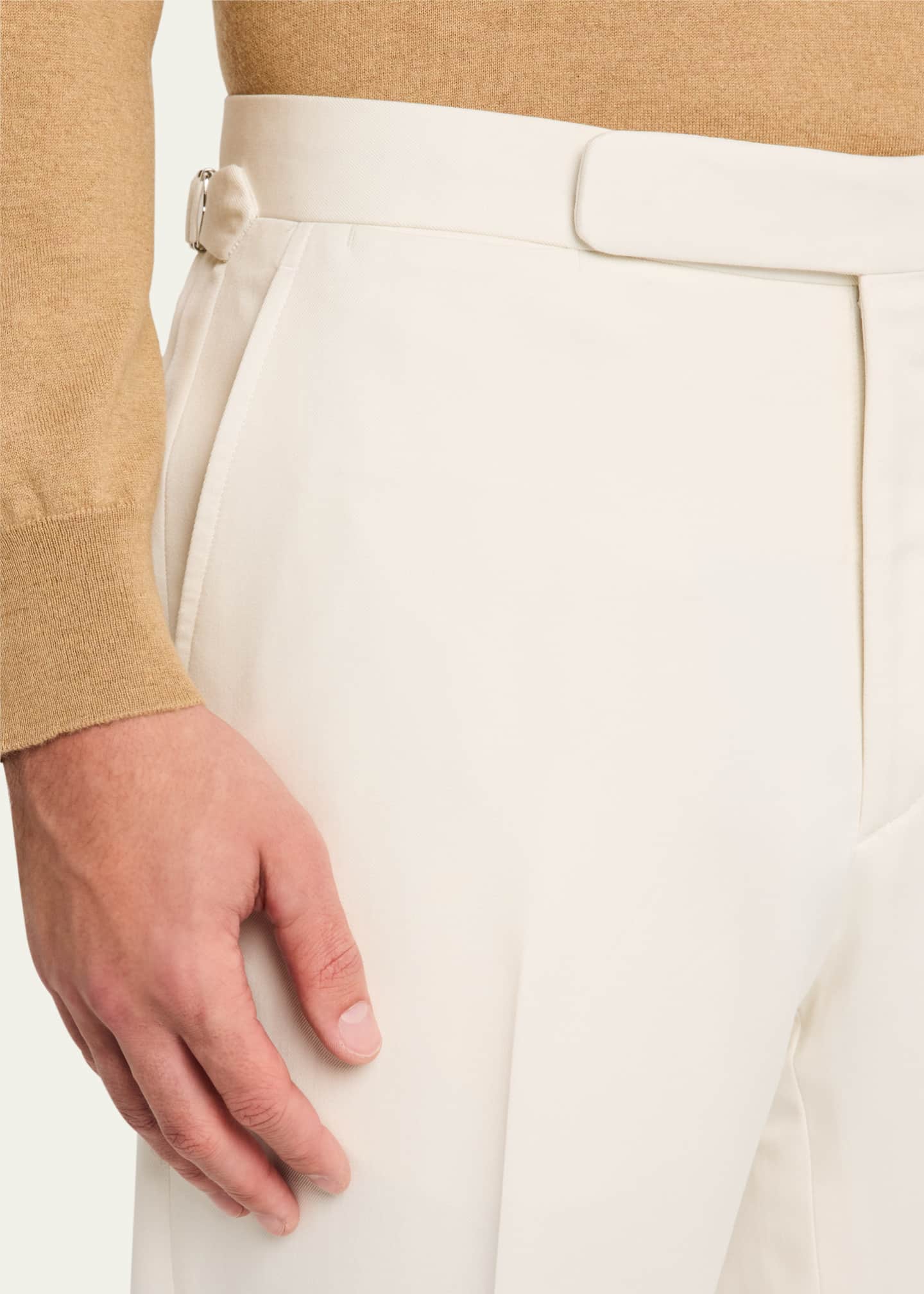 Ralph Lauren Purple Label Men's Gregory Silk Gabardine Pants Image 5 of 5