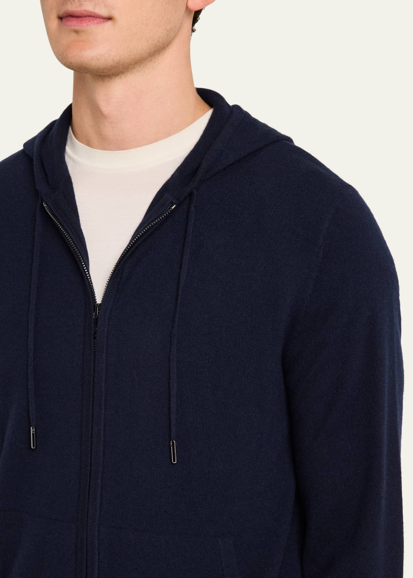Ralph Lauren Purple Label Men's Wool-Cashmere Jersey Spa Hoodie Image 5 of 5