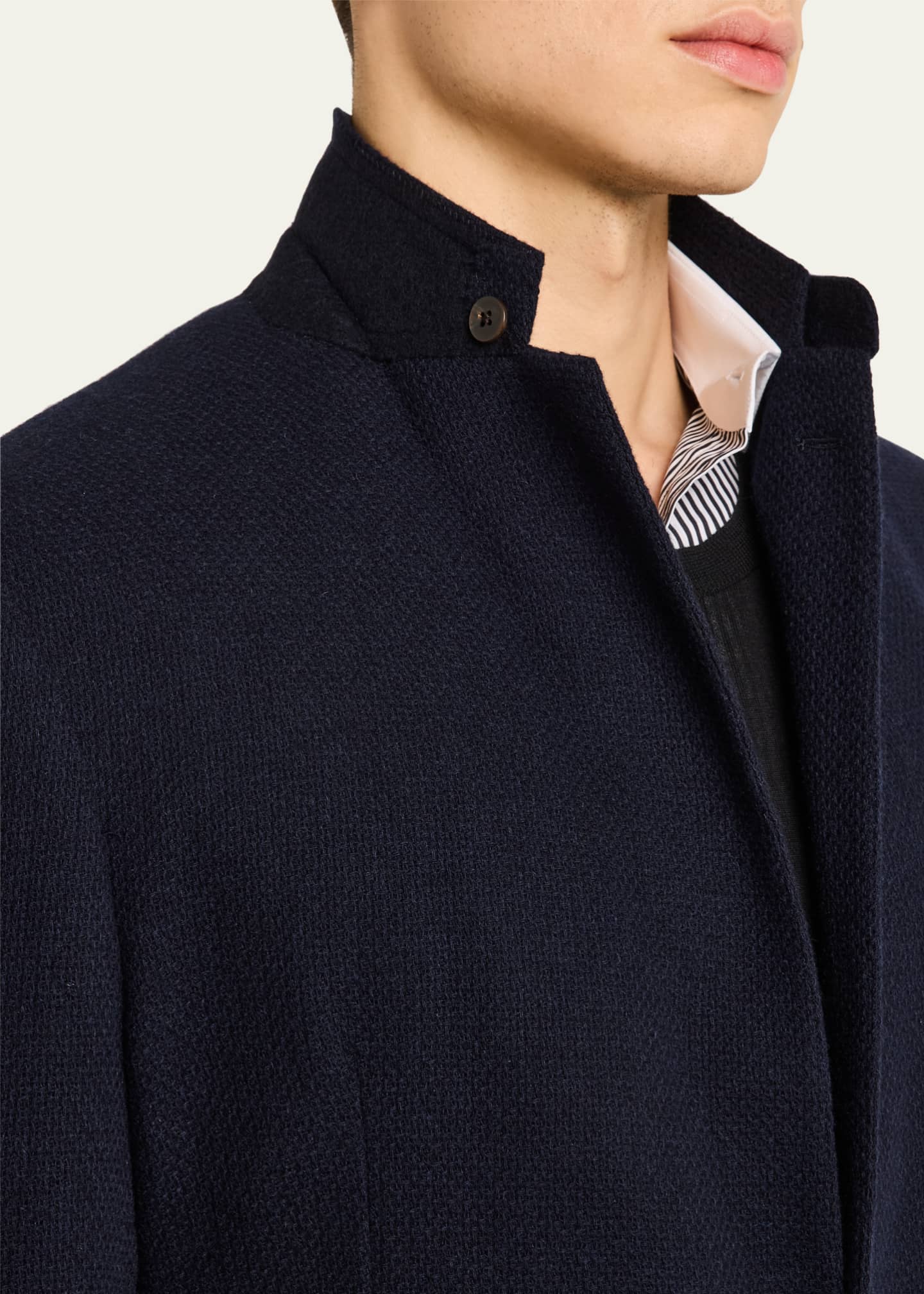 Ralph Lauren Purple Label Men's Textured Cashmere-Blend Sport Coat Image 7 of 8