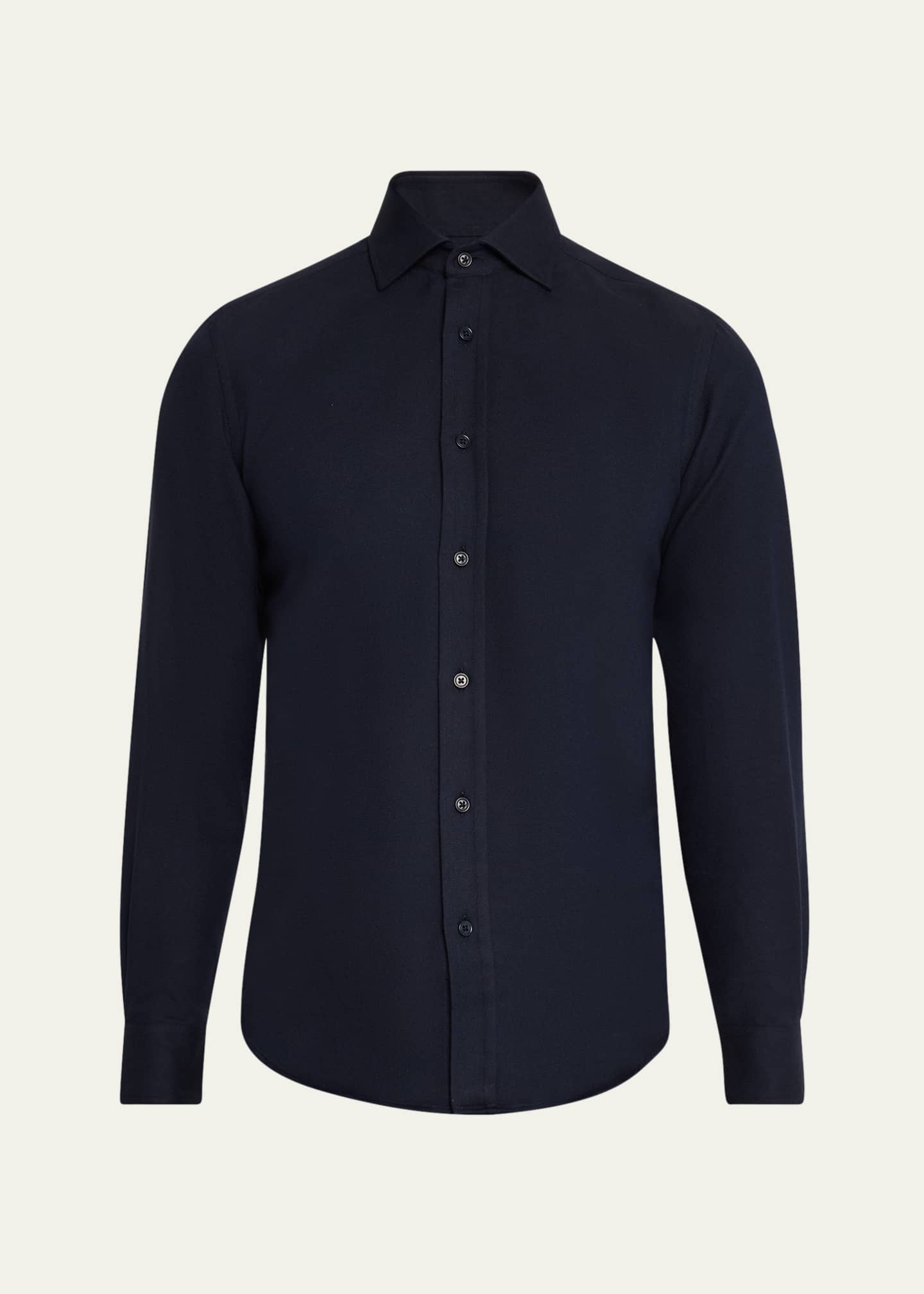 Ralph Lauren Purple Label Men's Aston Textured Sport Shirt Image 1 of 5
