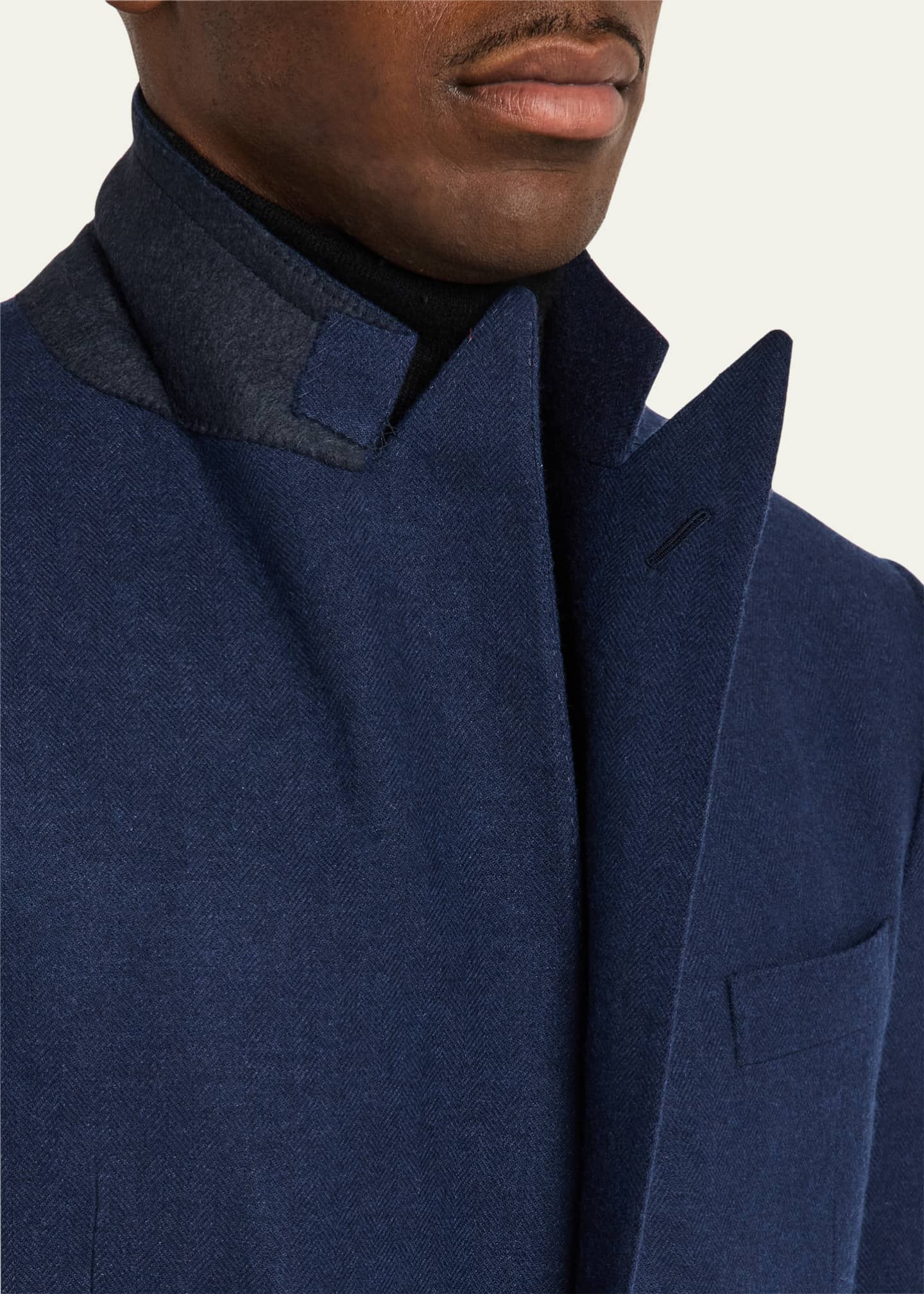 Ralph Lauren Purple Label Men's Kent Herringbone Sport Coat Image 6 of 7