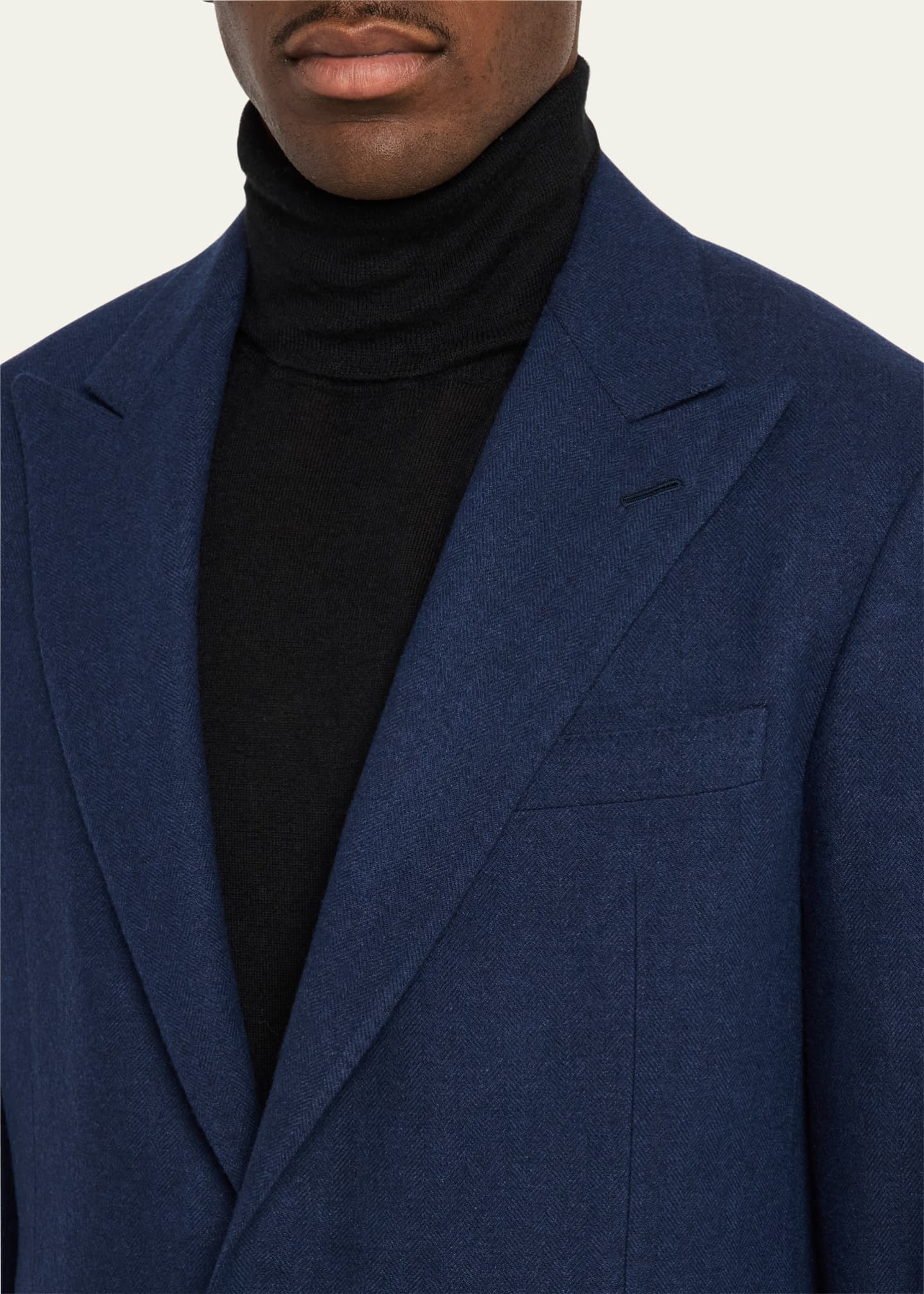 Ralph Lauren Purple Label Men's Kent Herringbone Sport Coat Image 5 of 7