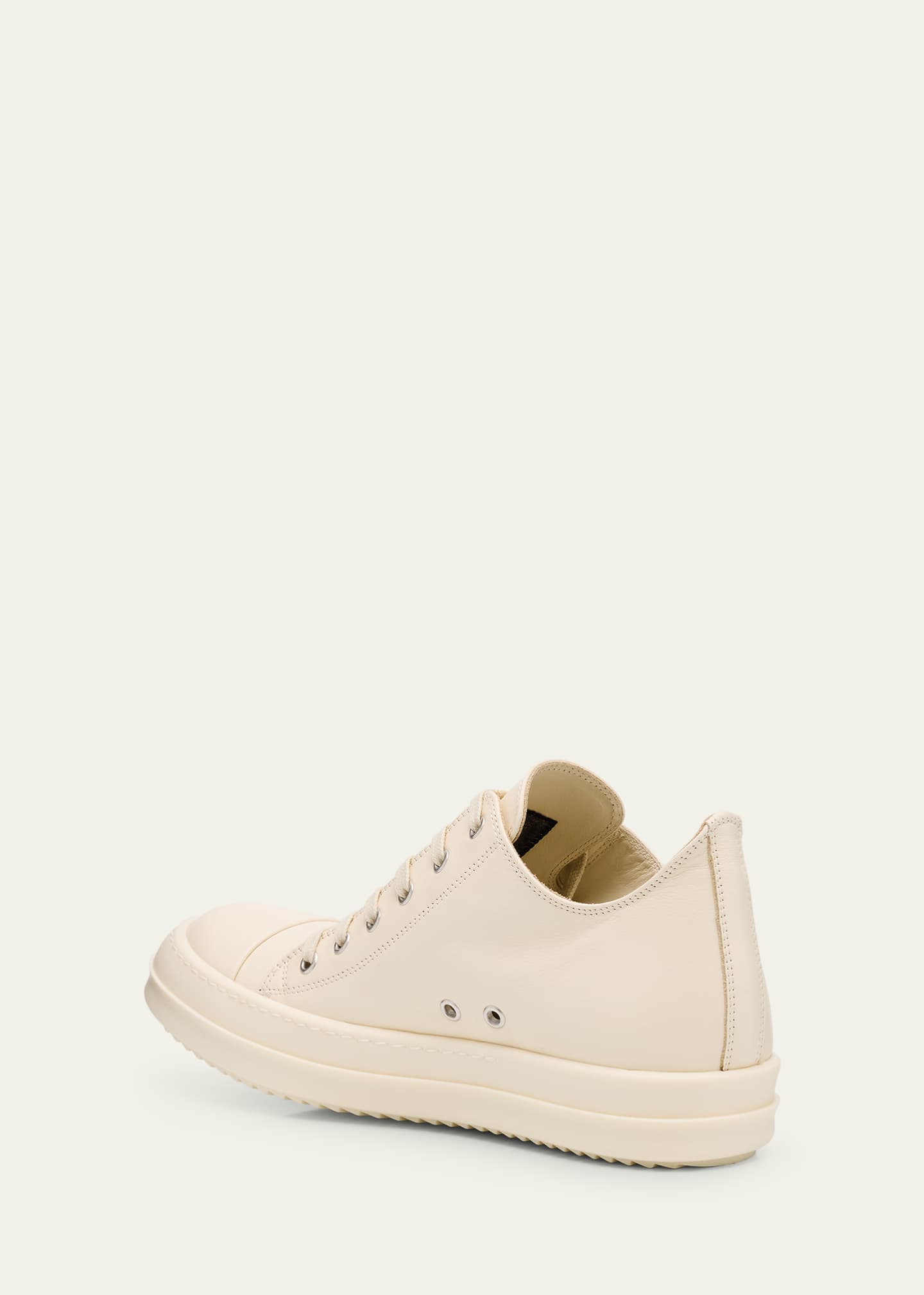 Rick Owens Scarpe Leather Low-Top Sneakers Image 4 of 6