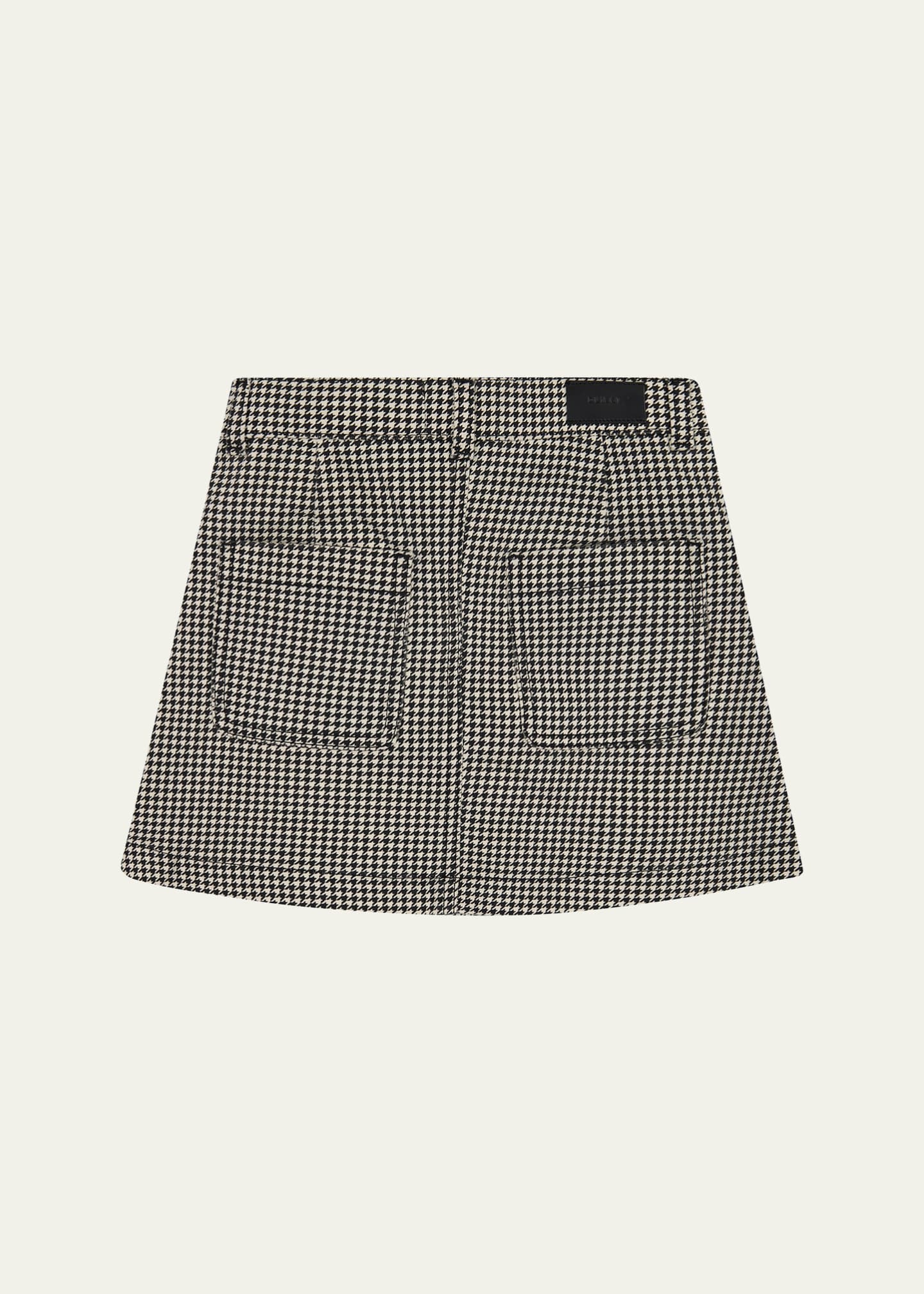 DL1961 Girl's Jenny Houndstooth-Print Mini Skirt, Size 7-16 Image 2 of 2