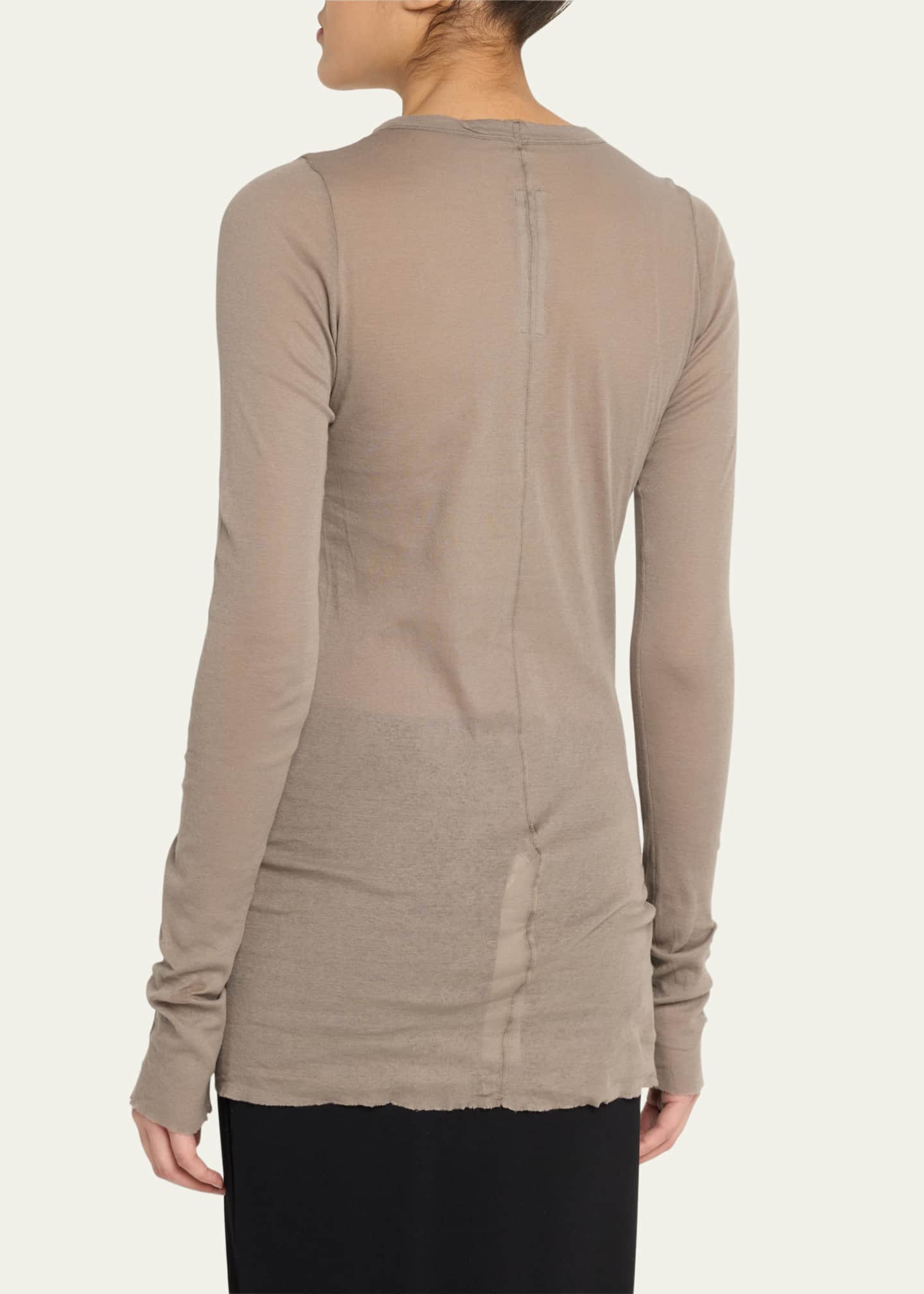 Long Sleeve Mini Rib Top