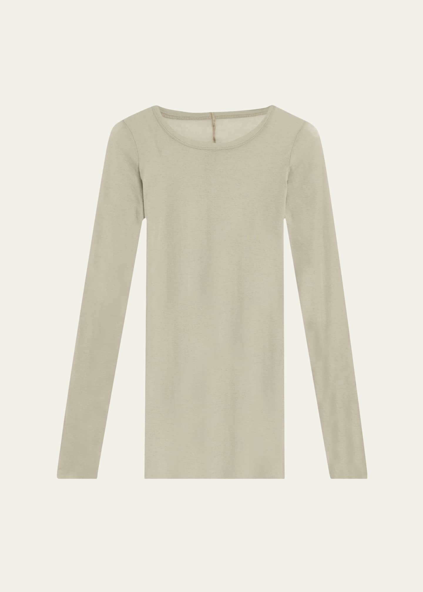 Rick Owens Long Sleeve Mini Rib Top Image 1 of 5