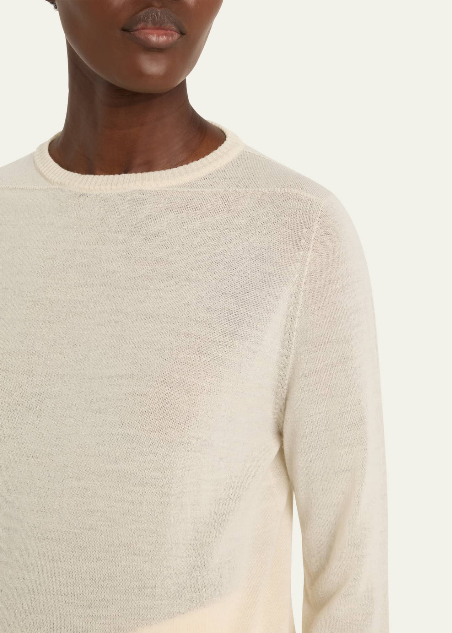 Rick Owens Biker Level Knit Wool Sweater Image 5 of 5