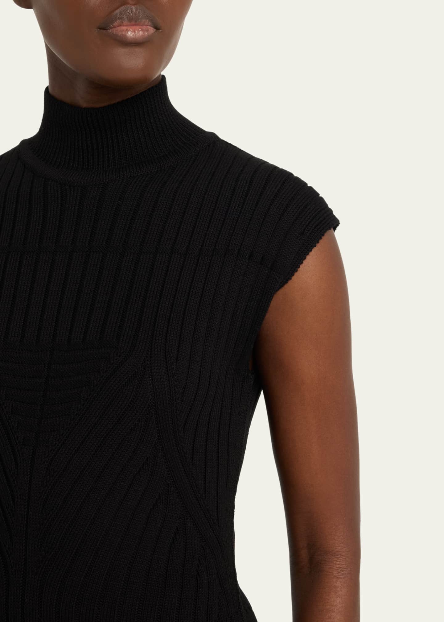 Rick Owens Turtleneck Contour Rib Top Image 5 of 5