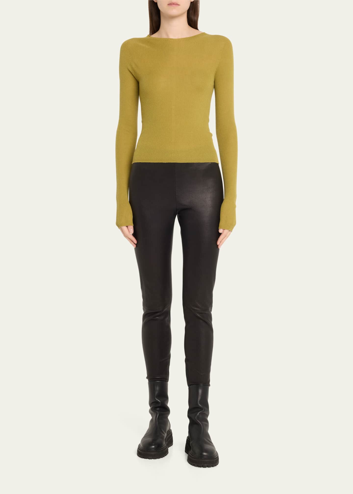 Rick Owens Ribbed Wool Top Image 2 of 5