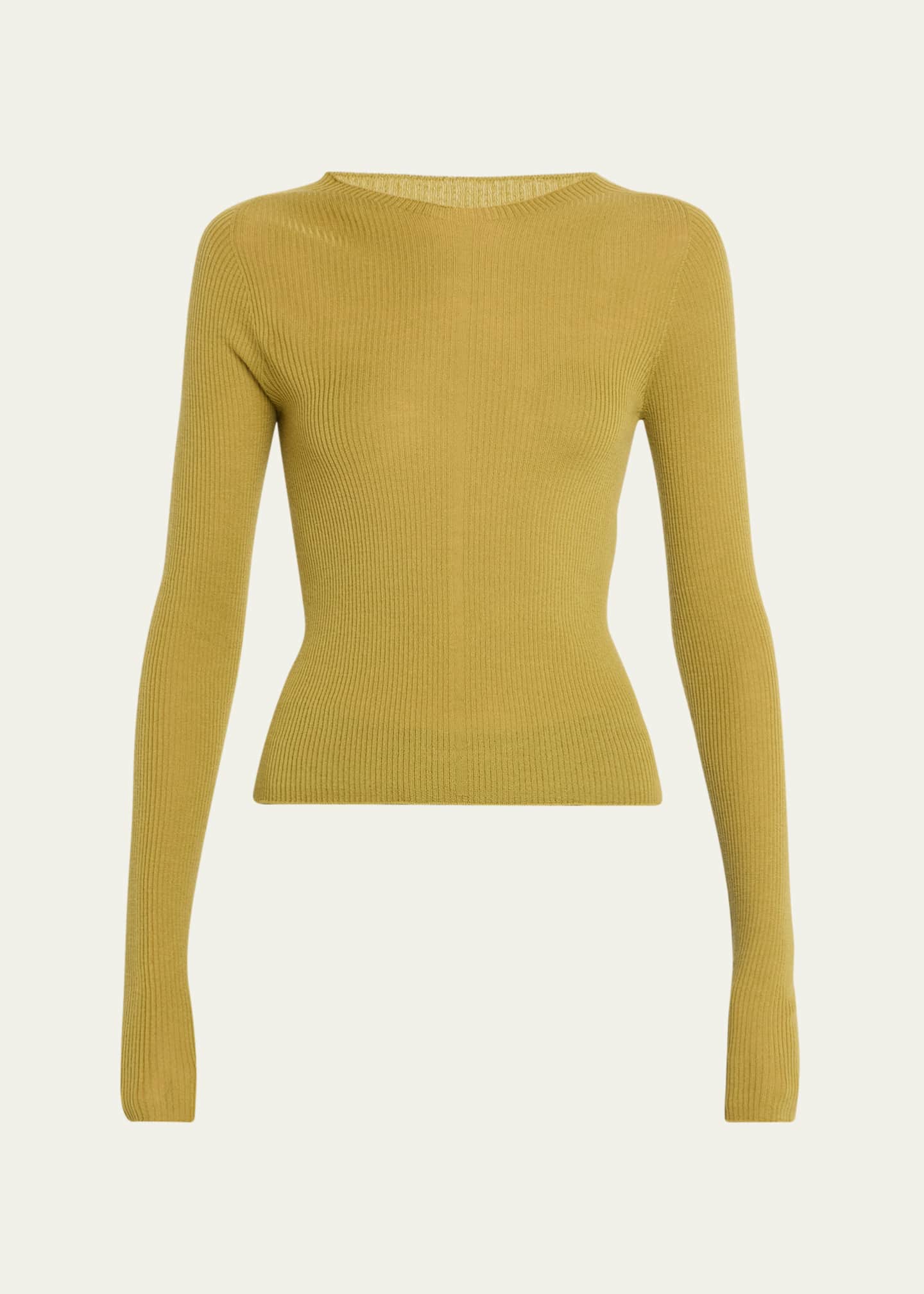 Rick Owens Ribbed Wool Top Image 1 of 5