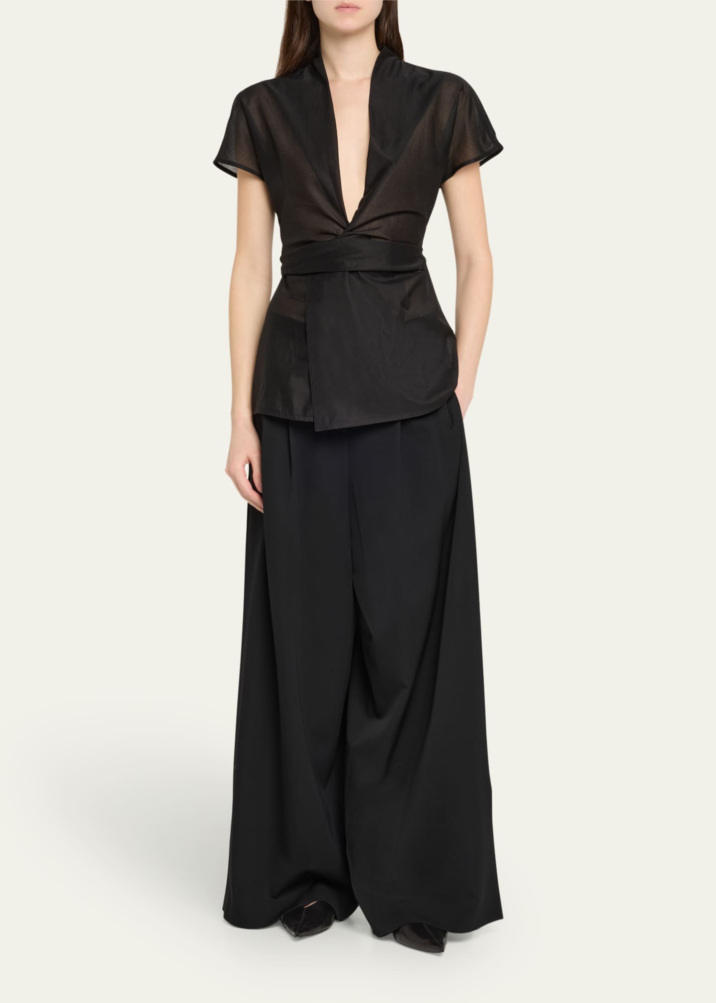 Rick Owens Laura Wrap Top Image 2 of 5