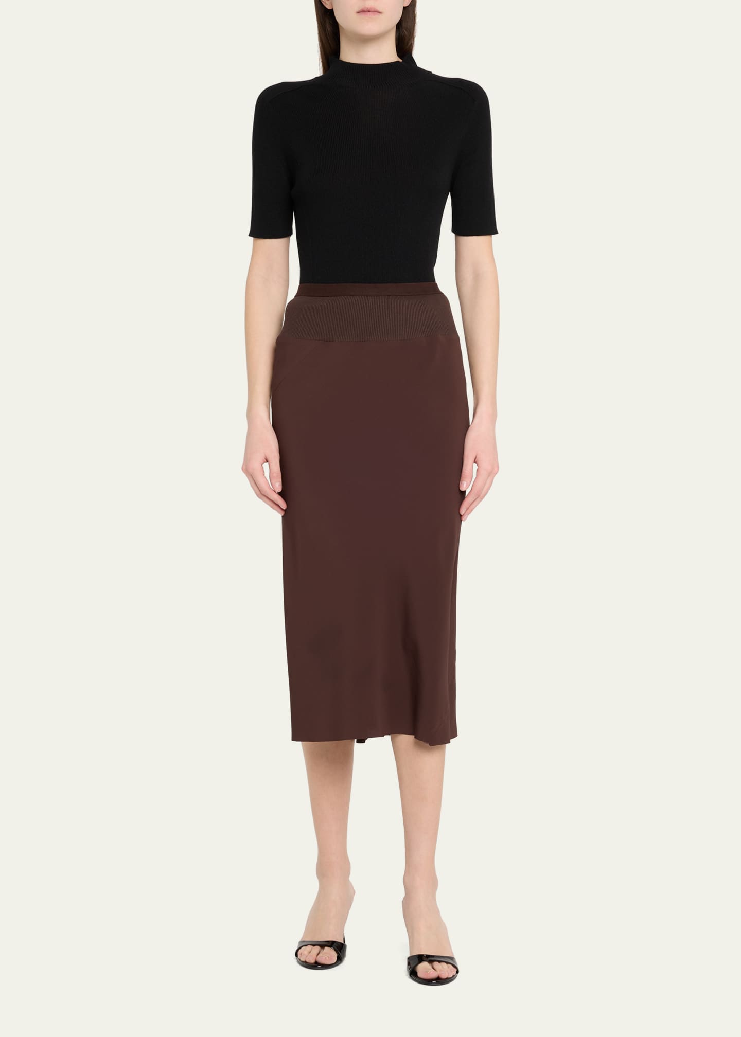 Rick Owens Knee Bias Skirt Image 2 of 5