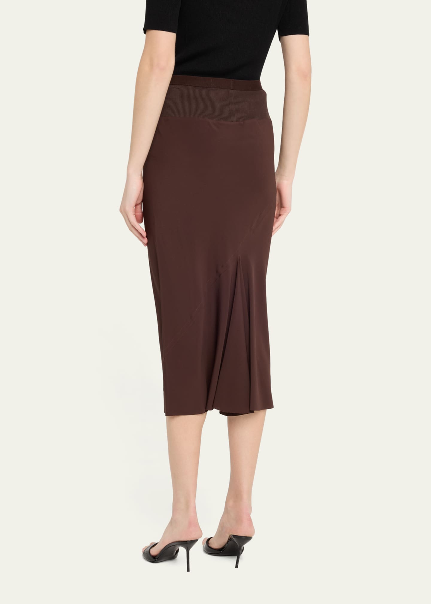 Rick Owens Knee Bias Skirt Image 3 of 5